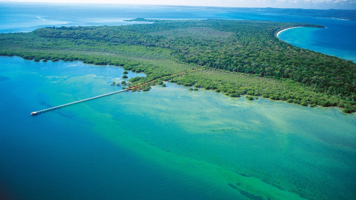 Aerial view of Teerk Roo Ra National Park