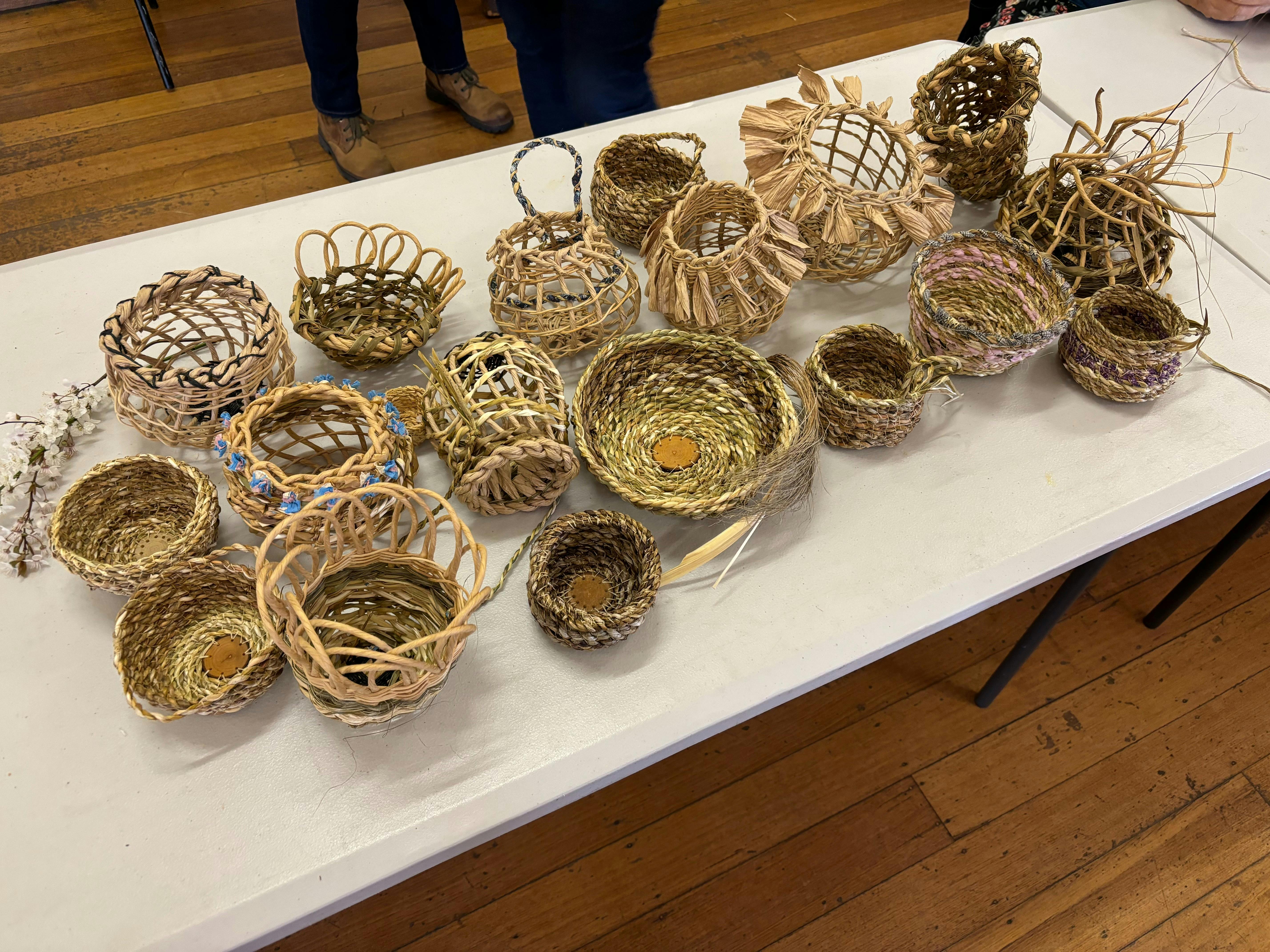 baskets making ross tasmania