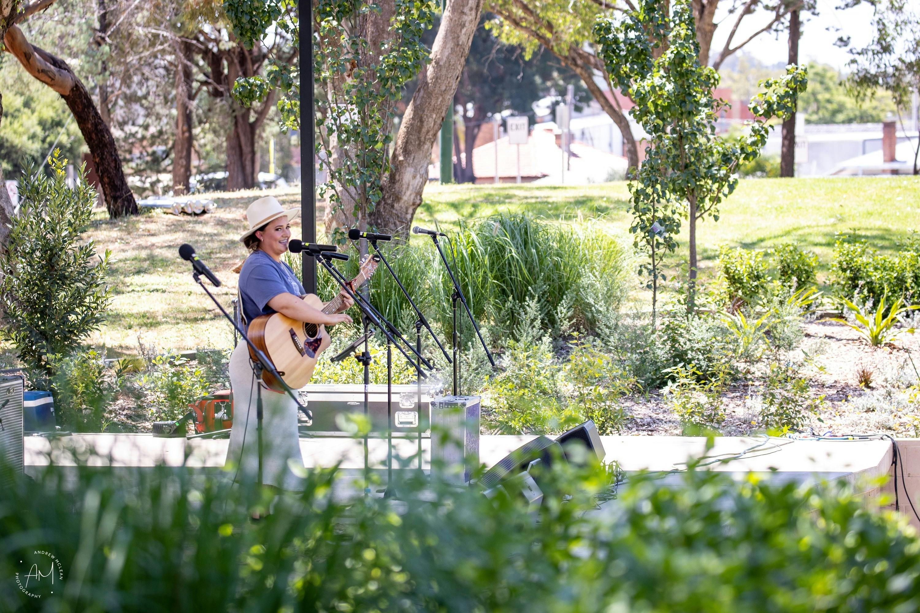 Stuart McWilliam Community Stage - Burley Griffin Community Gardens