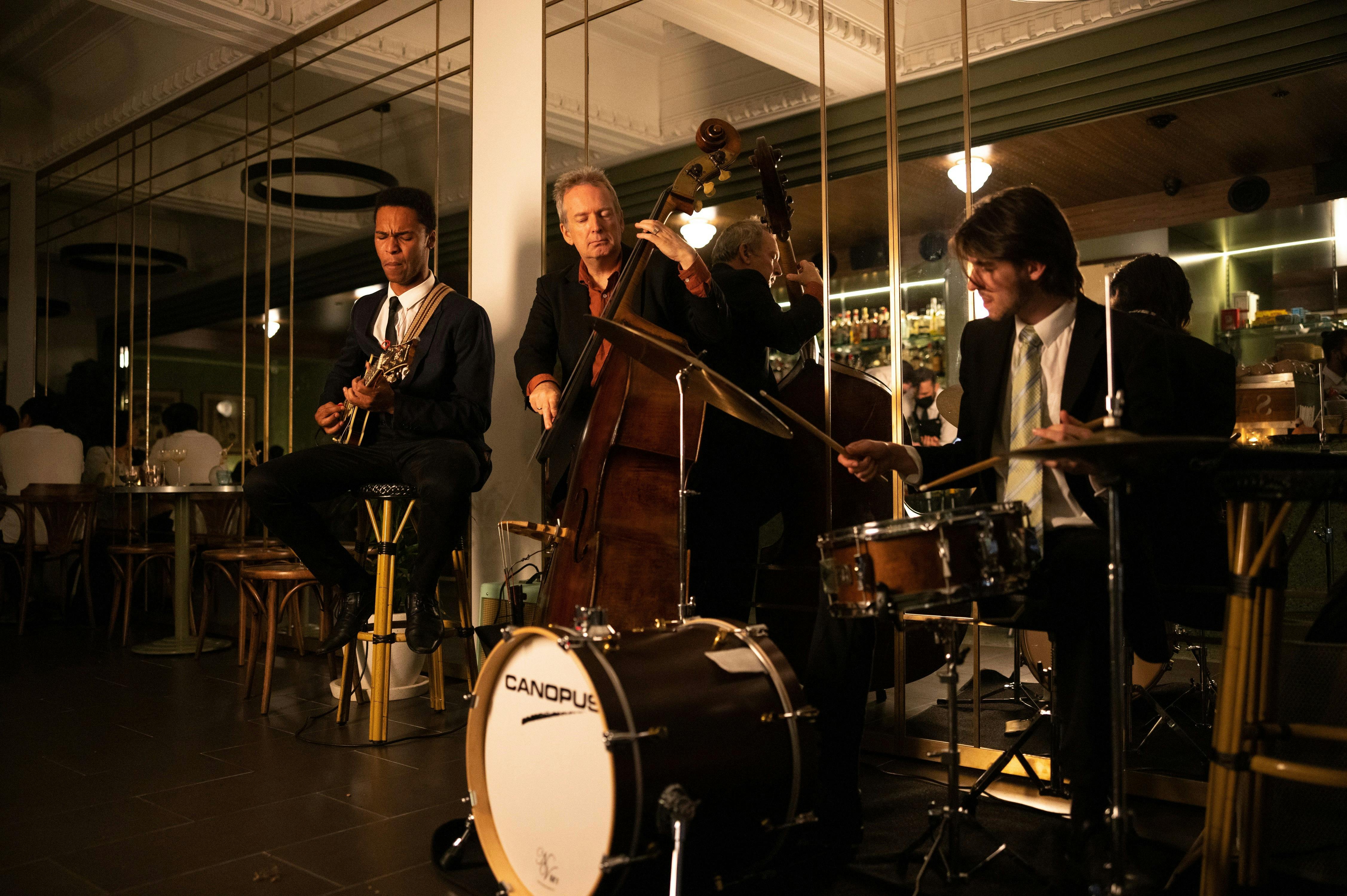 Live music at Sammy Junior cocktail bar in Sydney's CBD