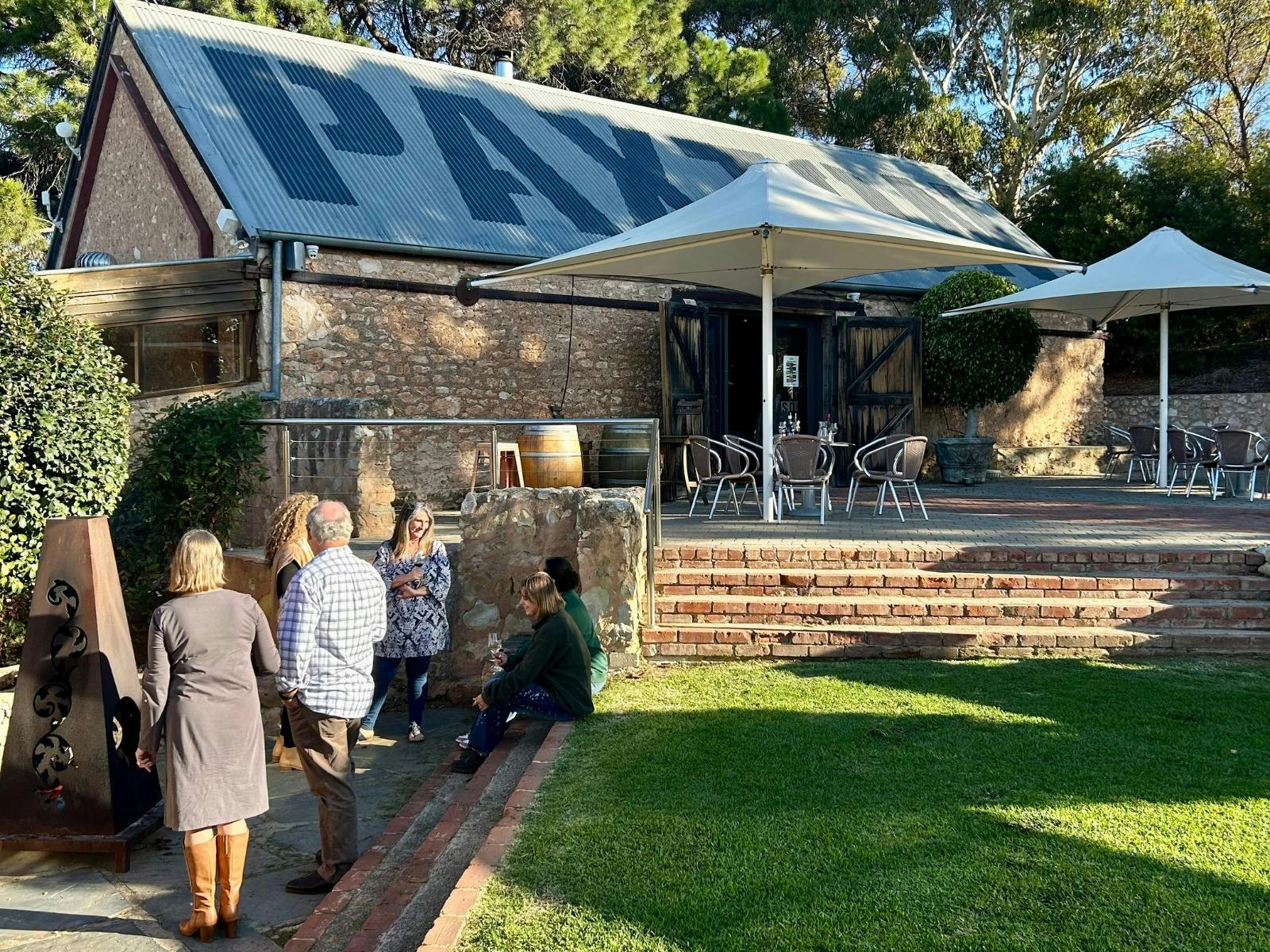 Cellar door in winter