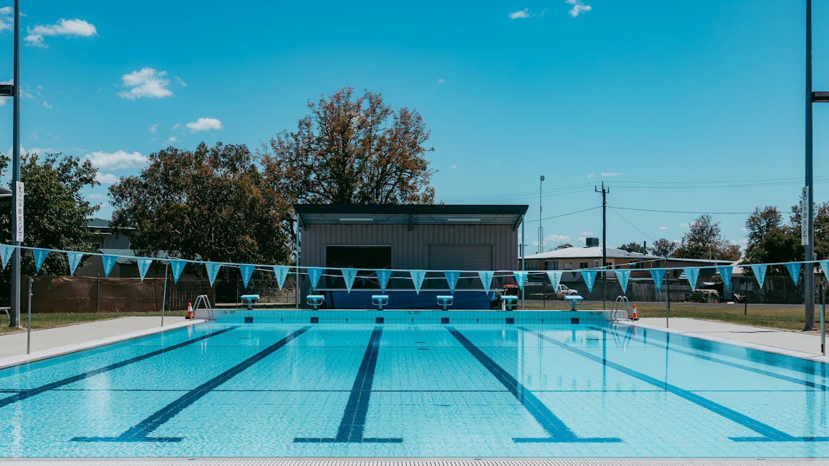 Pool and lanes at Inglewood Aquatic Centre