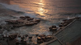 Avalon Beach at sunrise, Northern Beaches