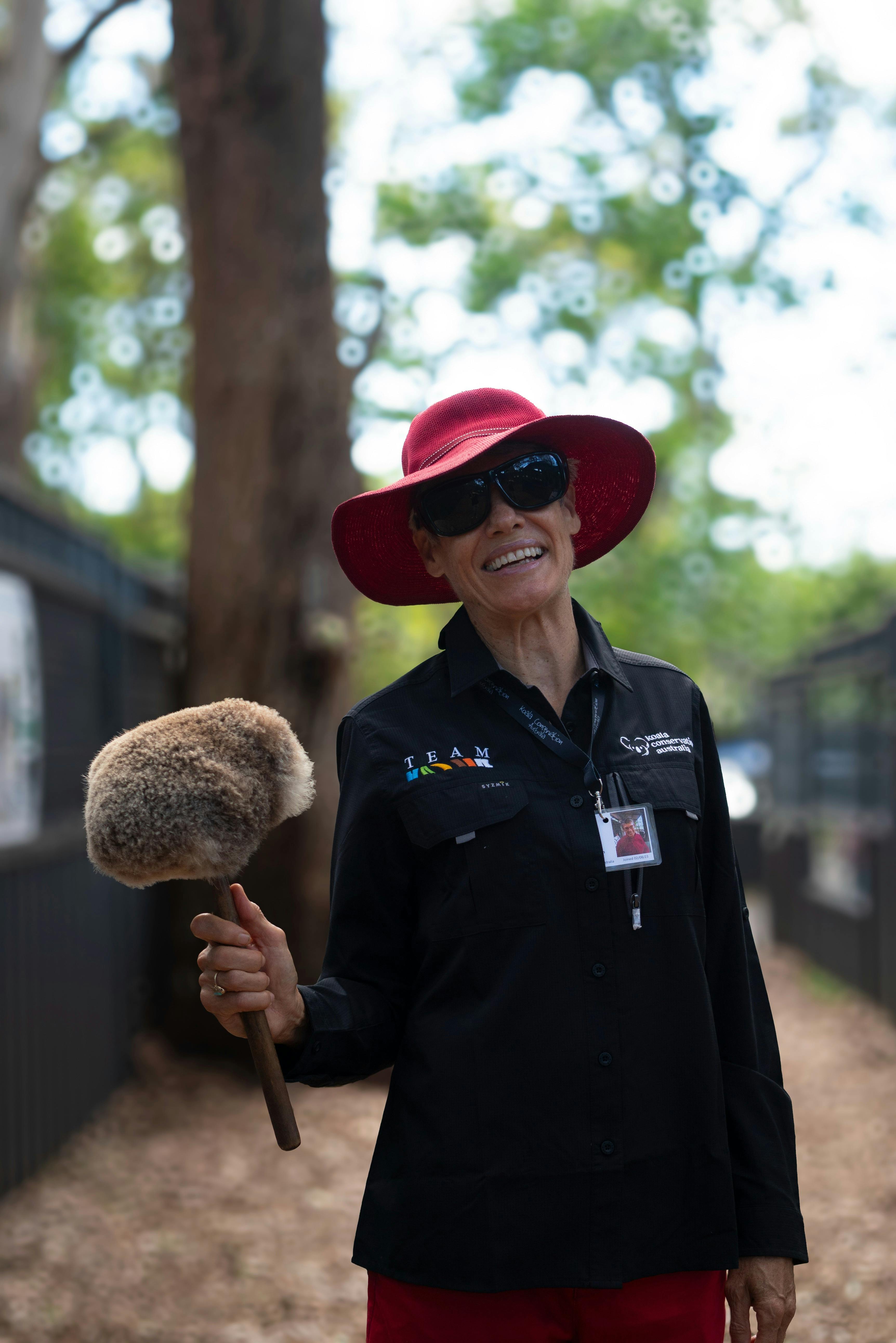 KCA導遊與無尾熊毛皮