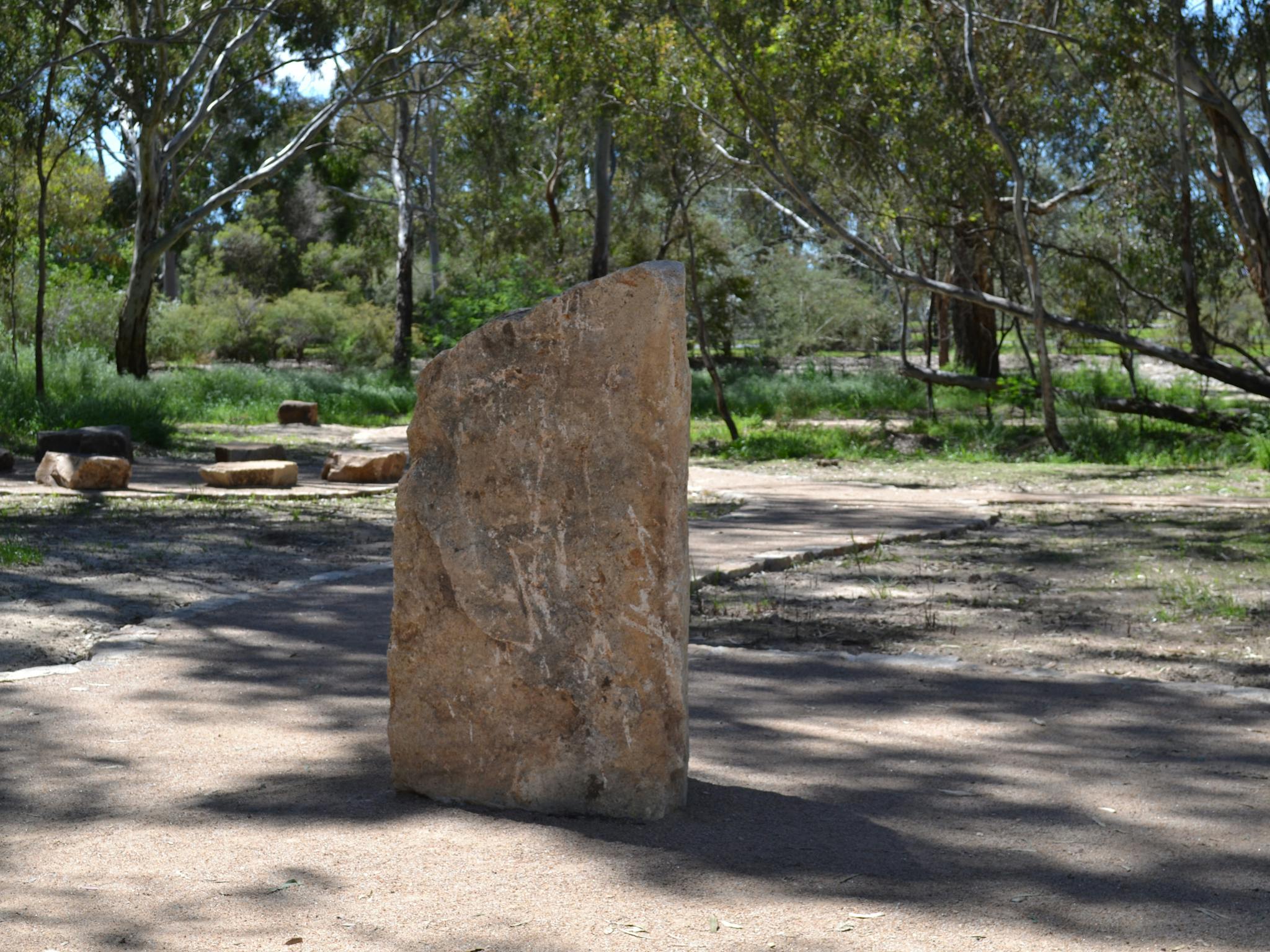 Quiet and time to reflect at the Benalla Aboriginal Gardens