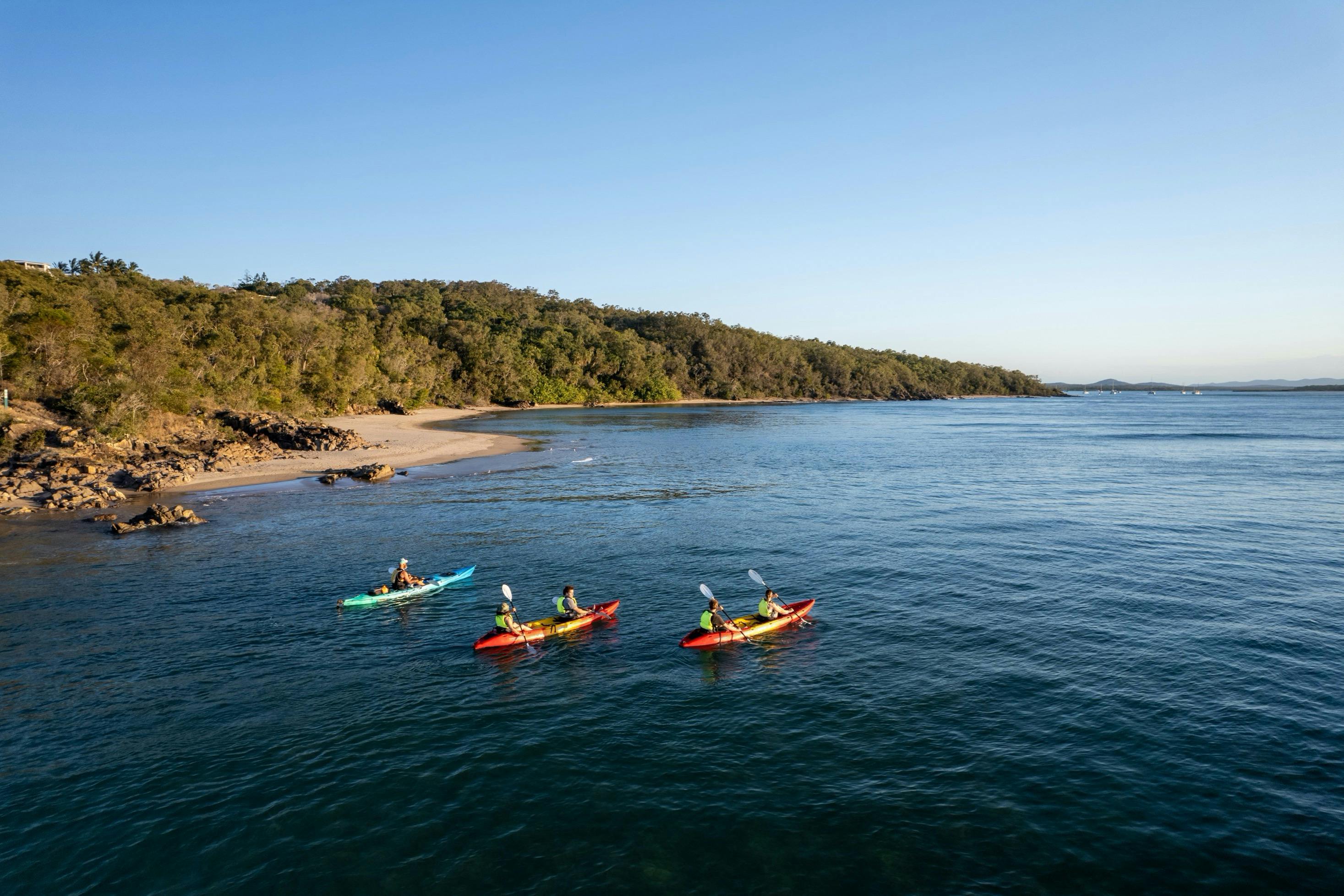 Epic views and scenery with 1770 Liquid Adventures on a guided kayak tour