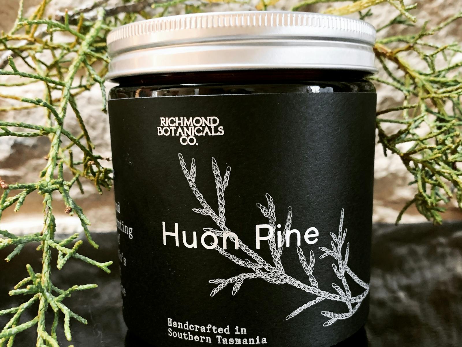 Huon Pine Candle