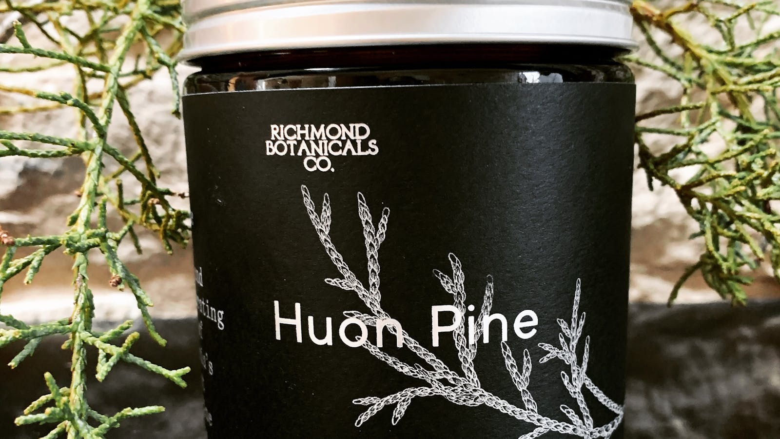 Huon Pine Candle
