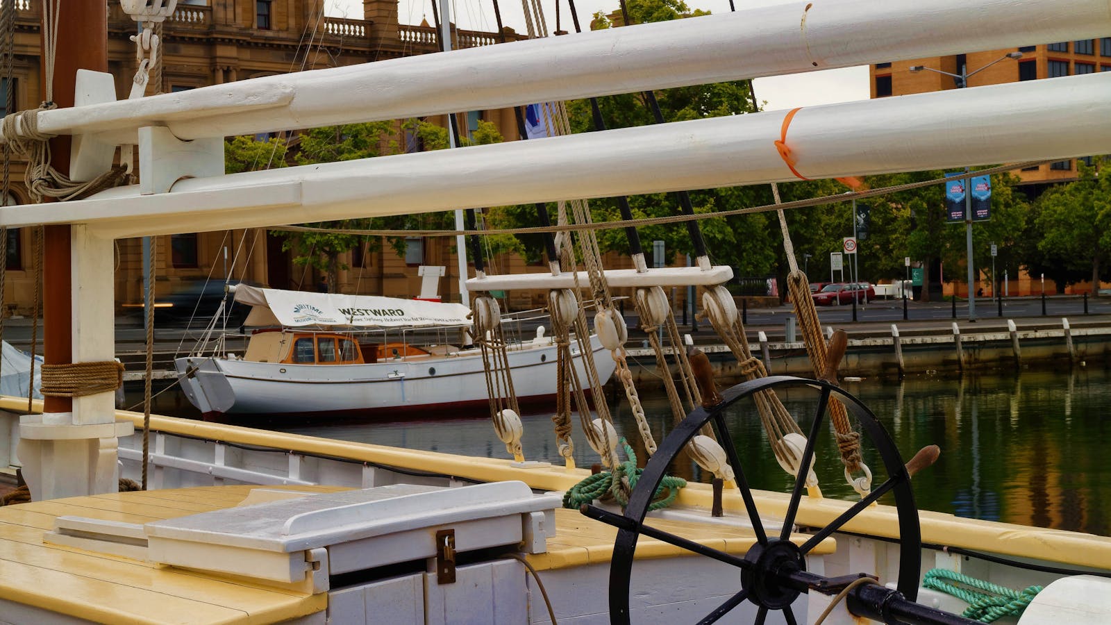 May Queen & Westward moored in Constitution Dock