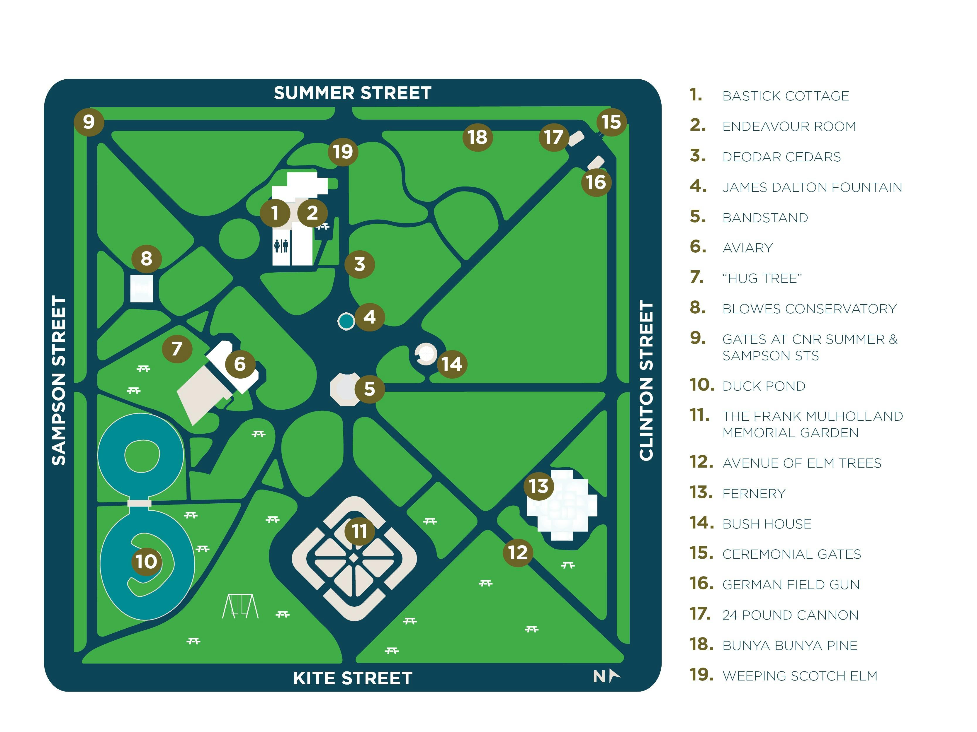 Cook Park Map