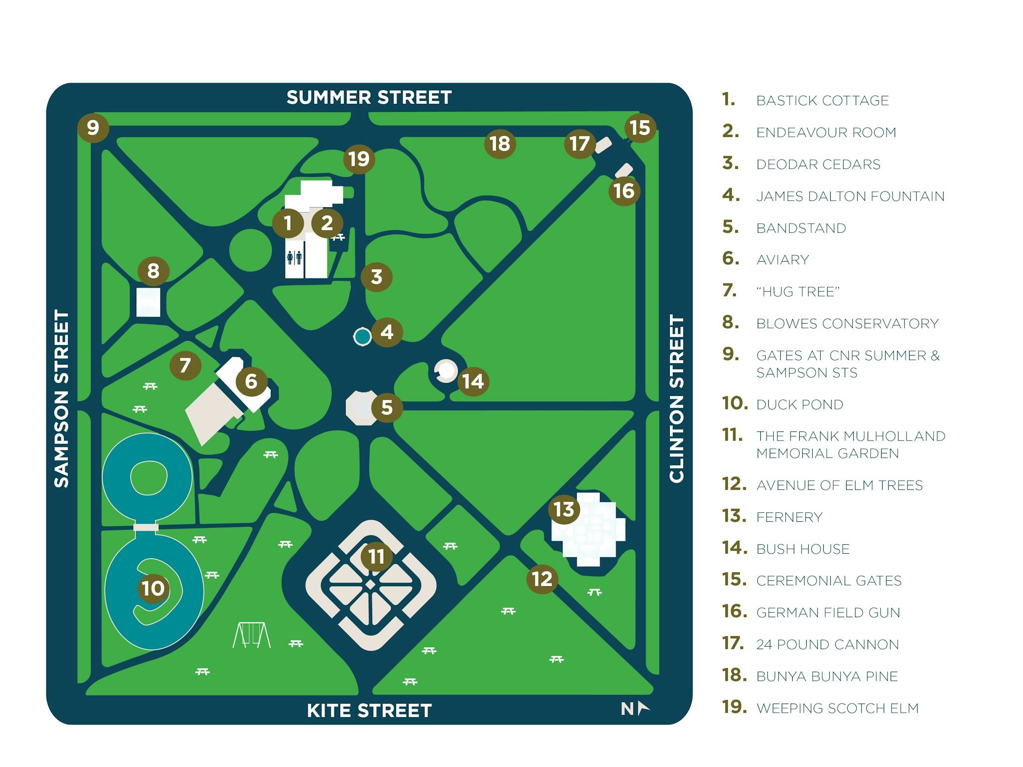 Cook Park Map