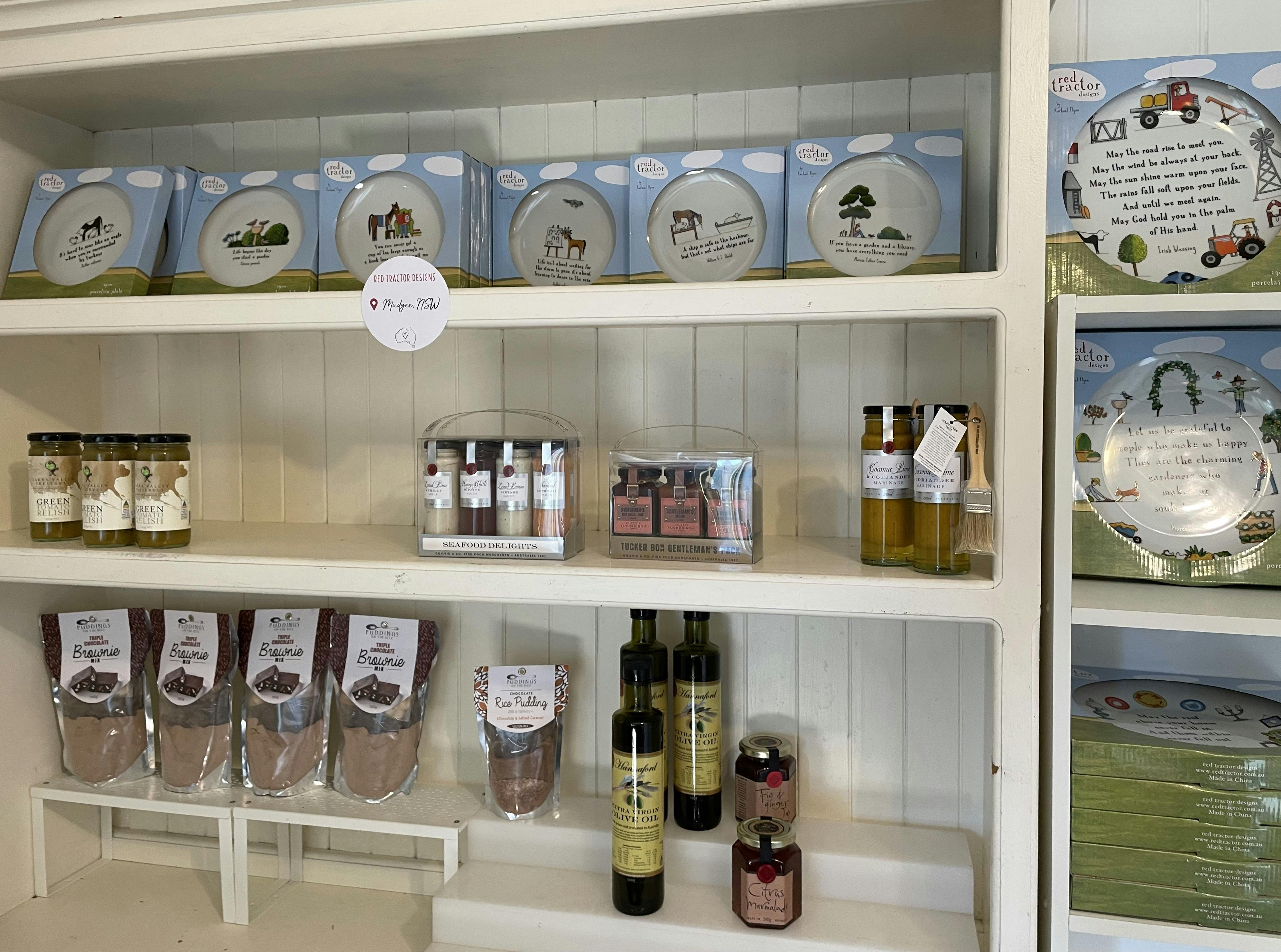 Items for sale at Merino Cafe, Gunning.