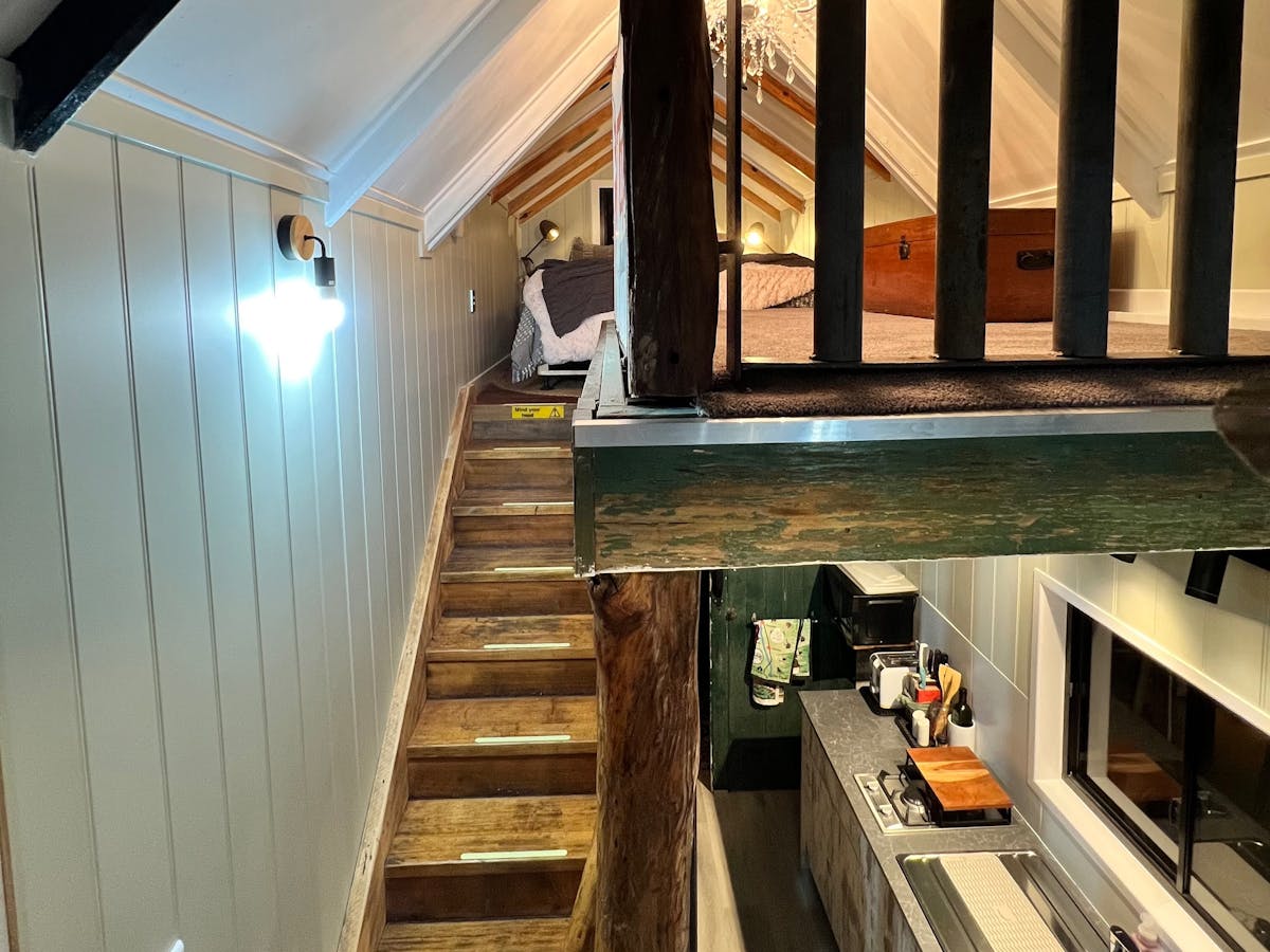 stairs to bedroom