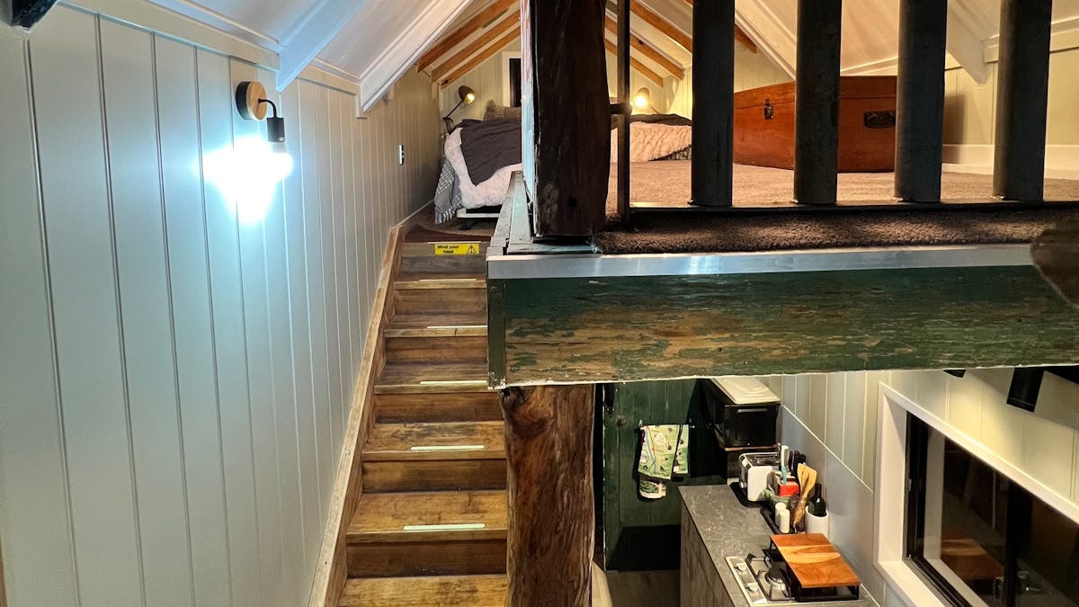 stairs to bedroom