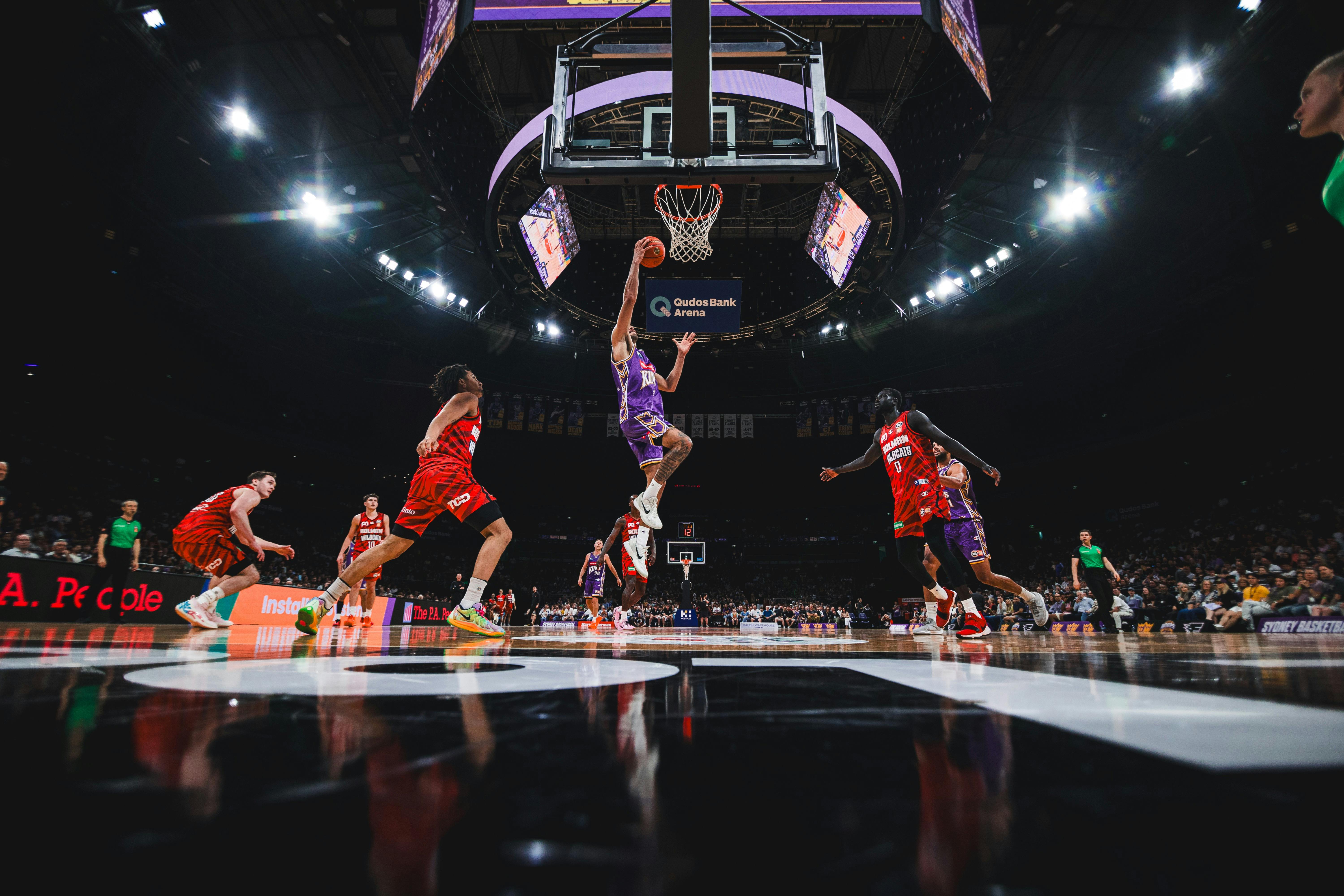 Xavier Cooks layup in game against Wildcats