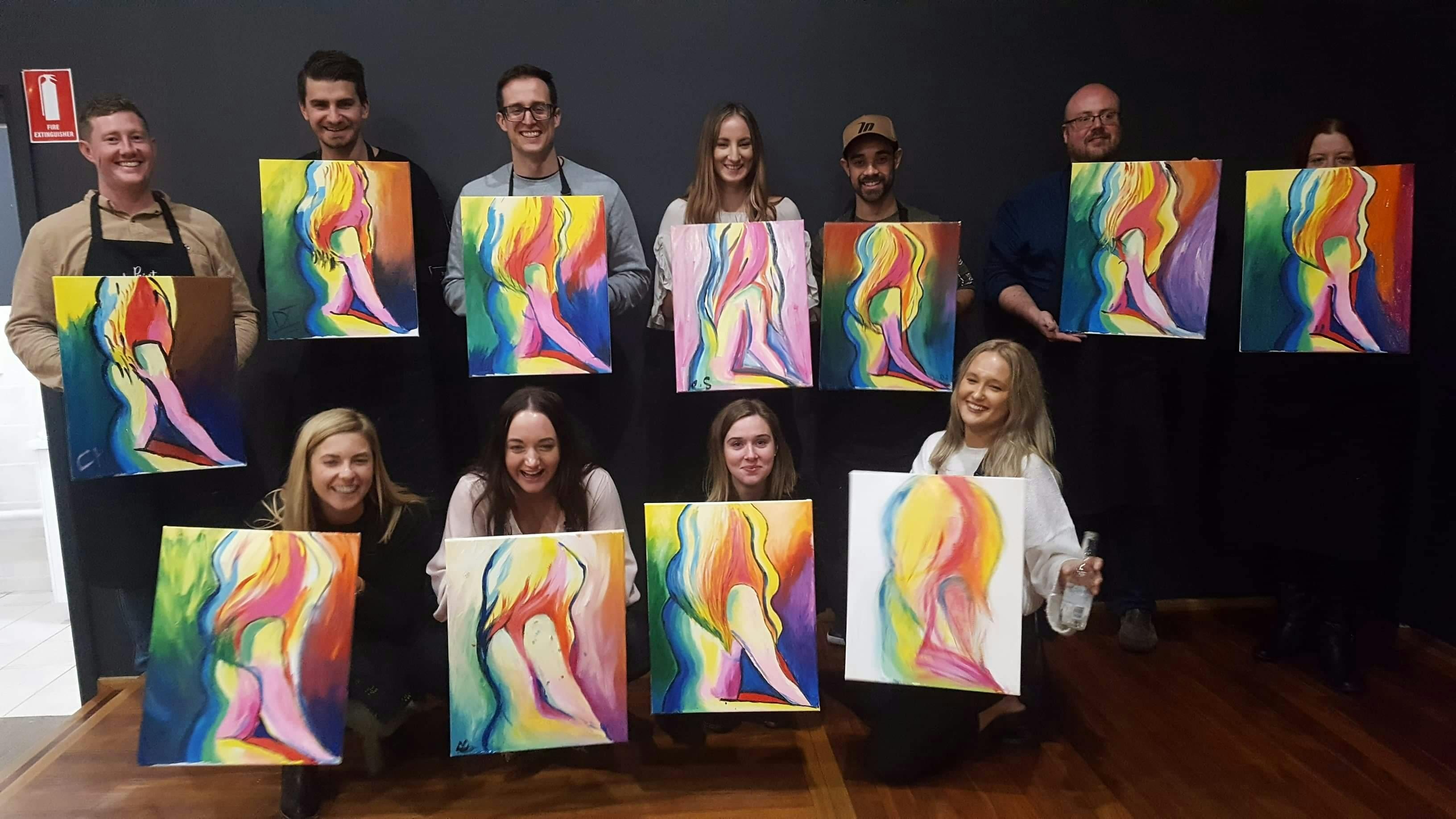Paint and Sip Experience Visit Newcastle
