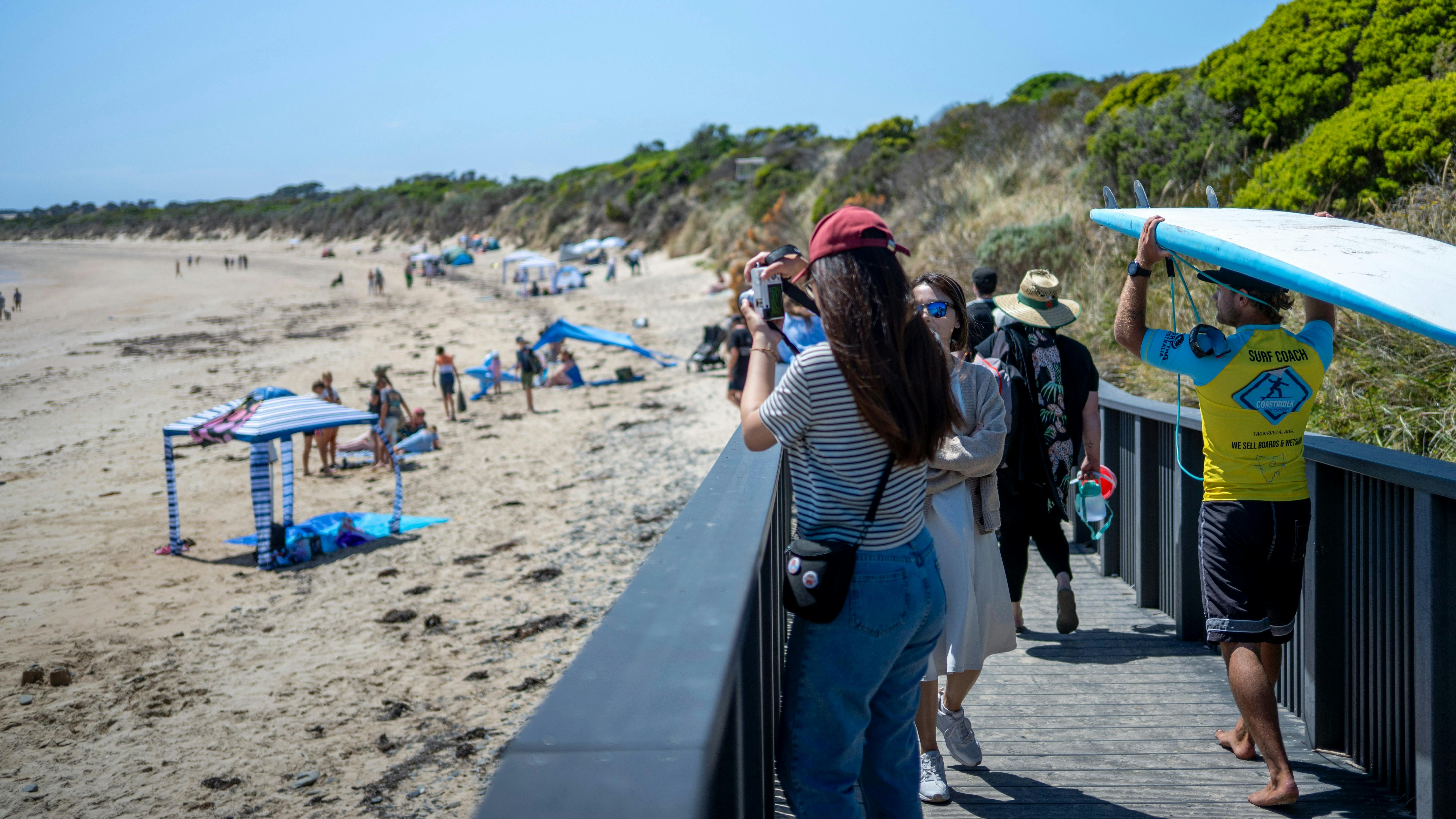 People on East Beach