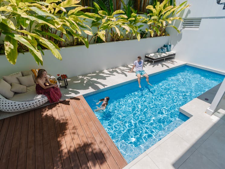 Private heated pool to enjoy all year round with the family