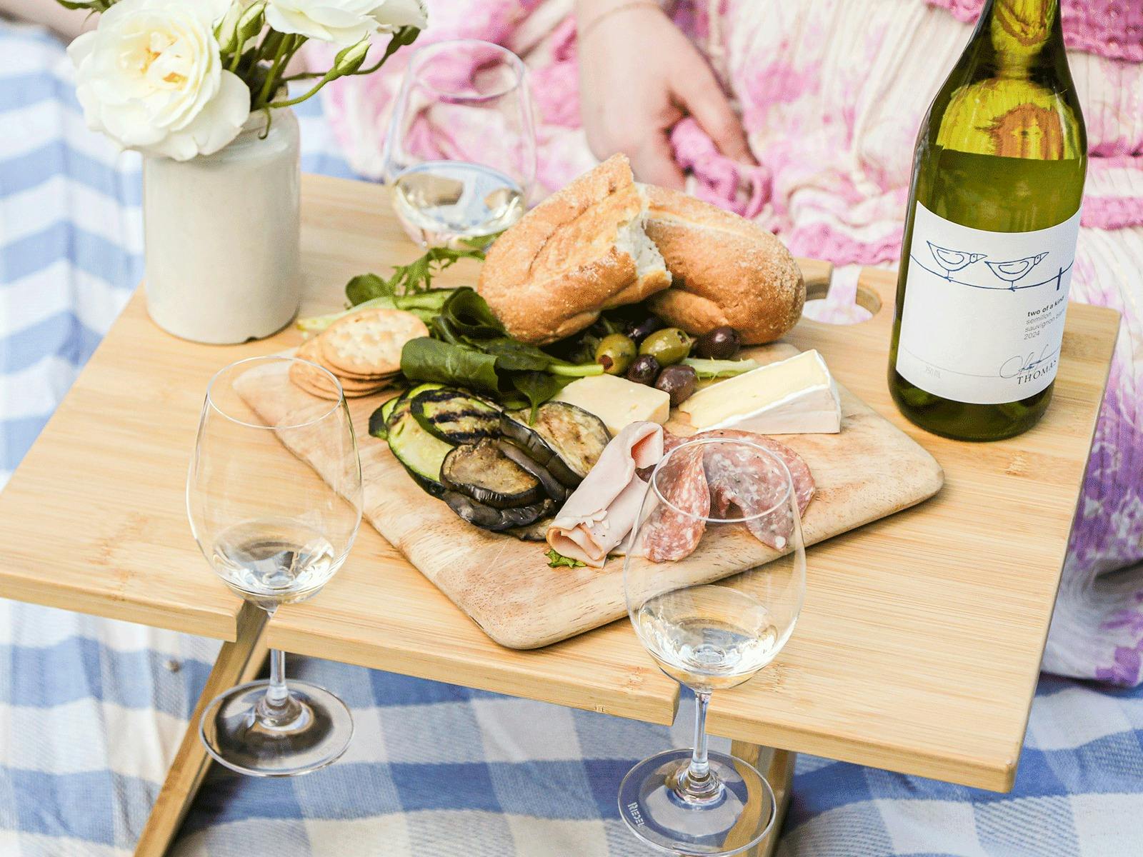 Thomas Wines Spring Semersion Table Picnic Food