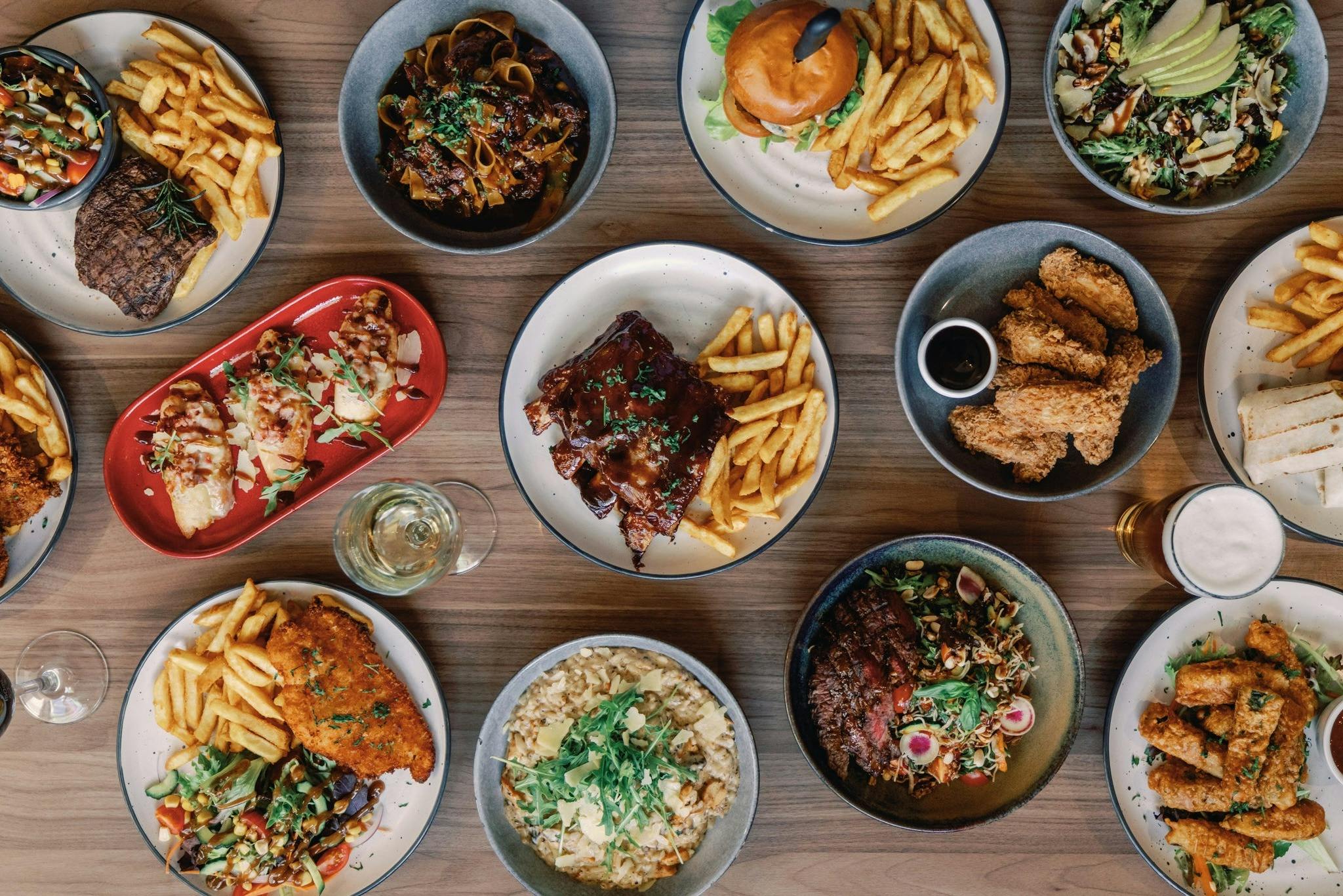 The Kent의 다양한 음식 옵션