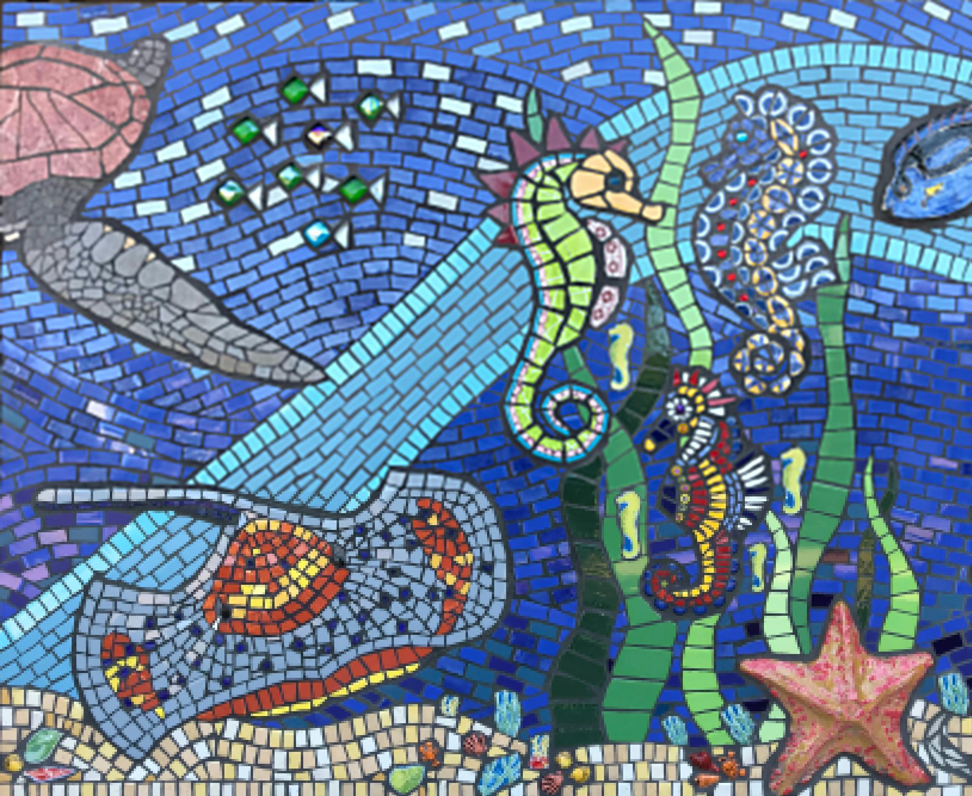 Milpi Magic Mosaics - The Fish Tales Wall