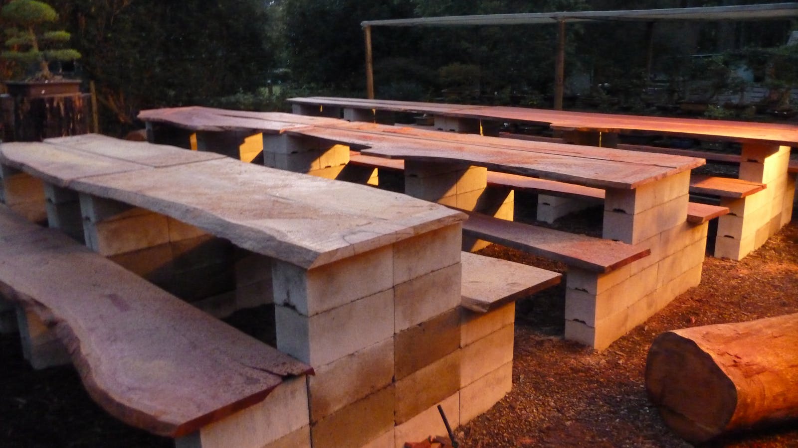 Bonsai Bench Construction