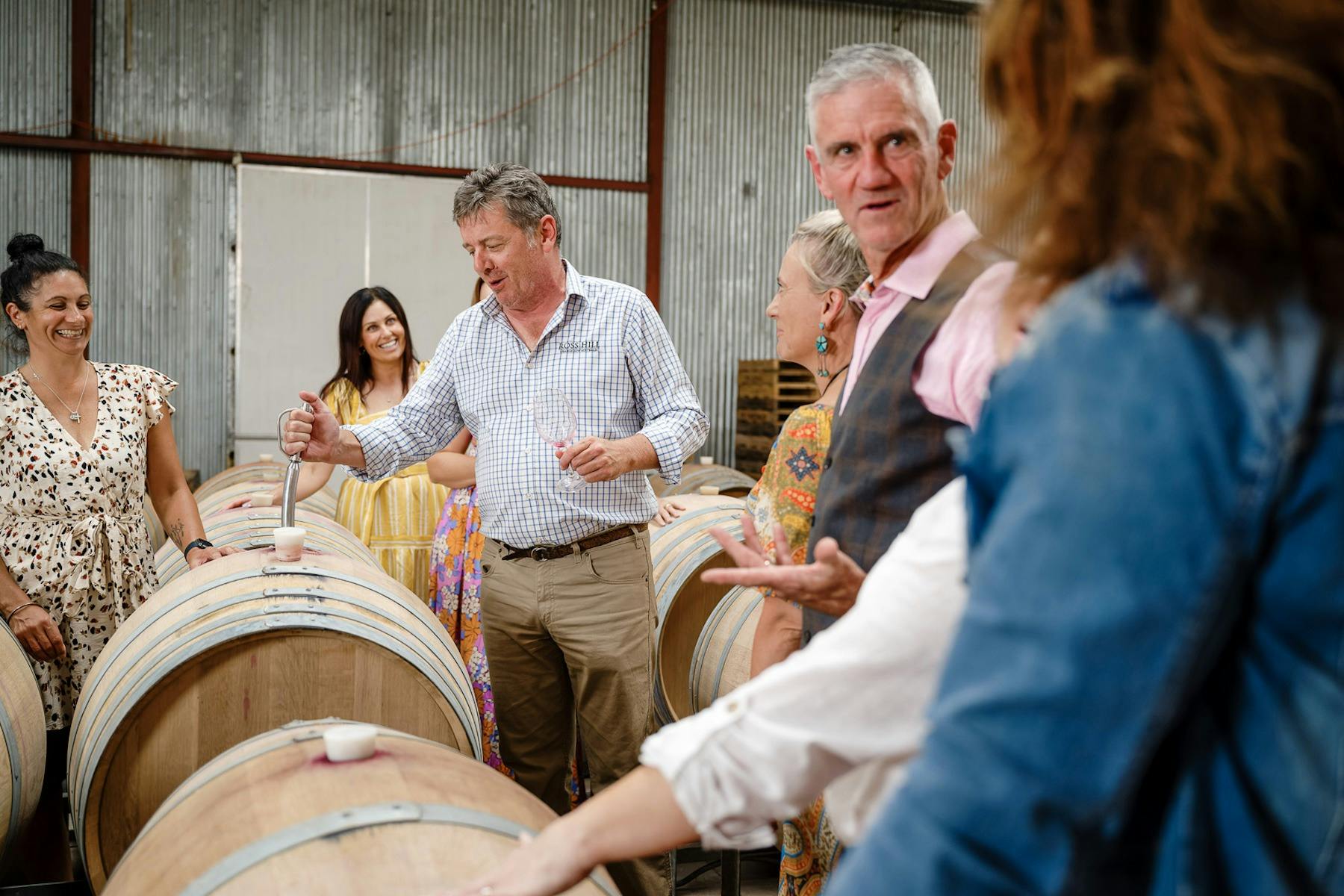James Robson barrel tasting