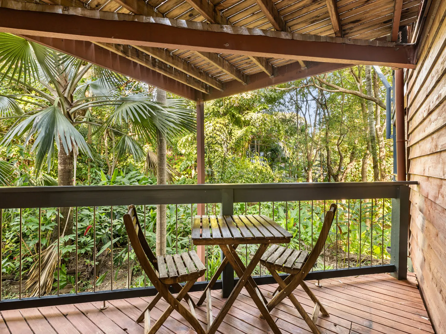 Private balcony off bedroom