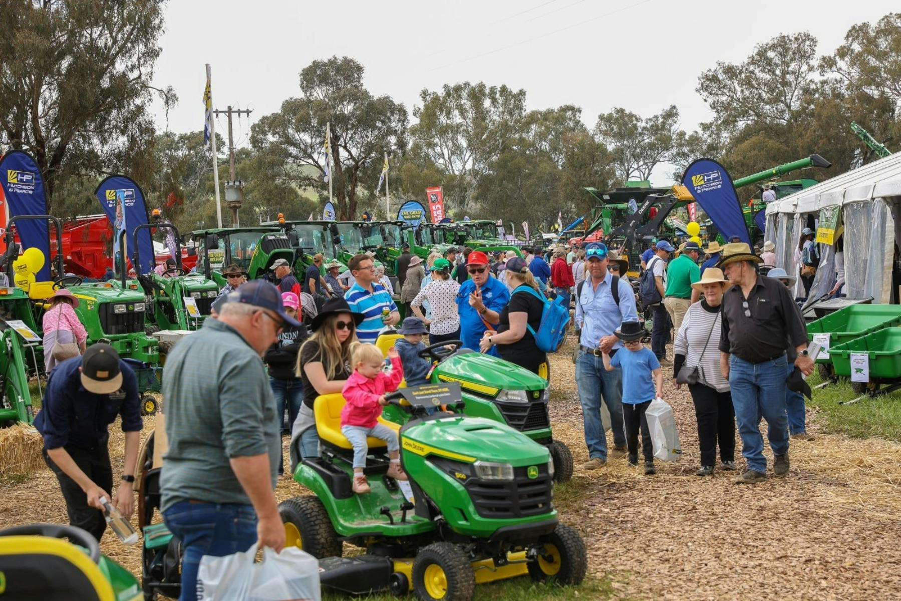 Crowds at Hutcheon & Pearce stand 2023