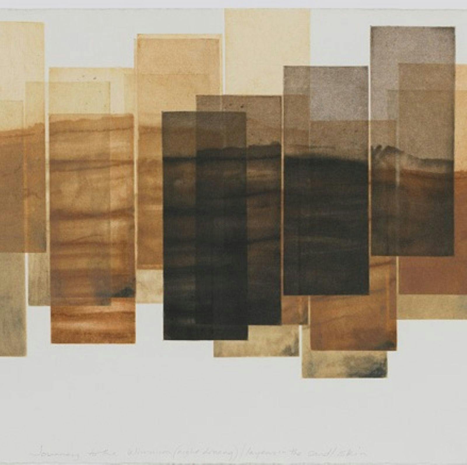 A series of rectangles in various shades of brown and cream.