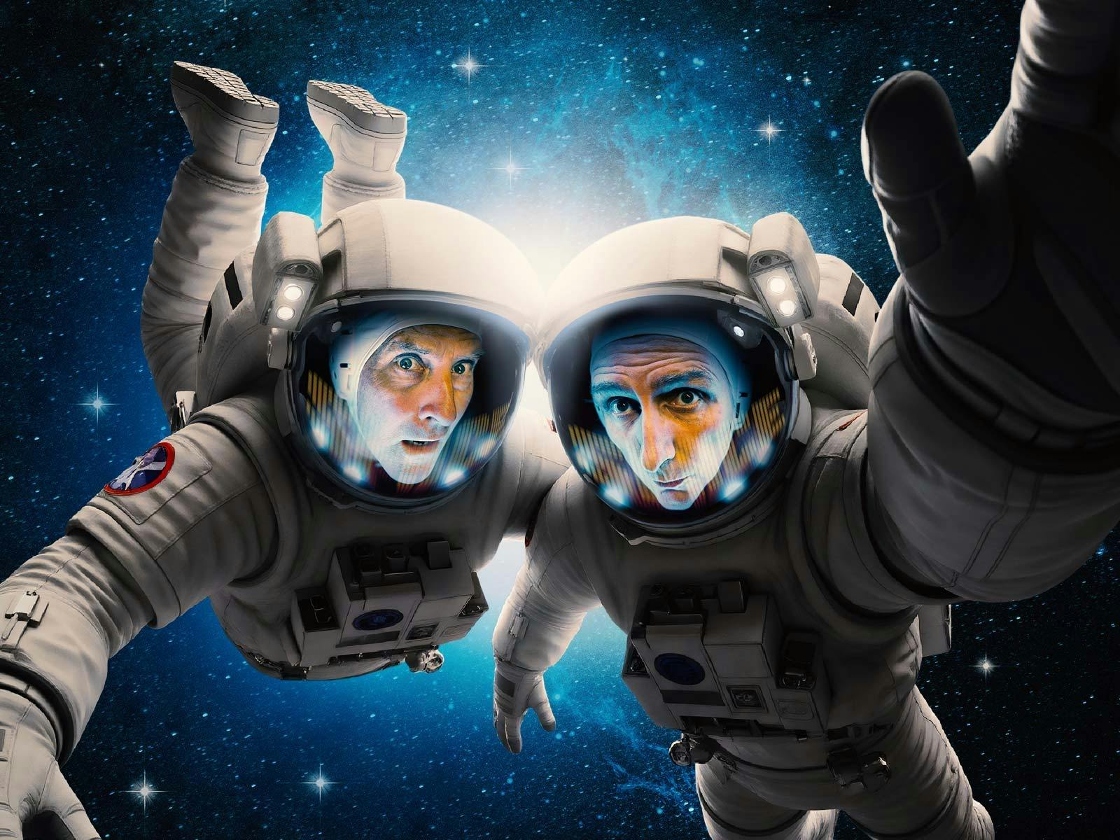 Lano and Woodley in Space