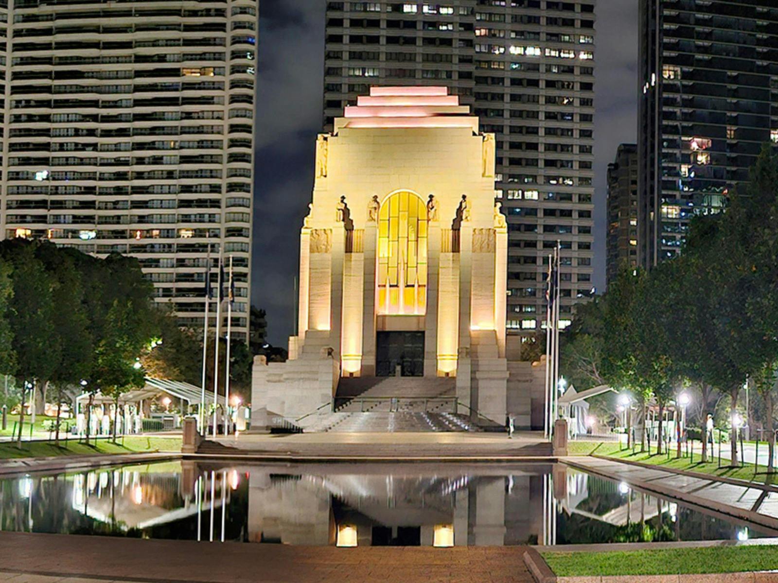 The Anzac Memorial at night tour.