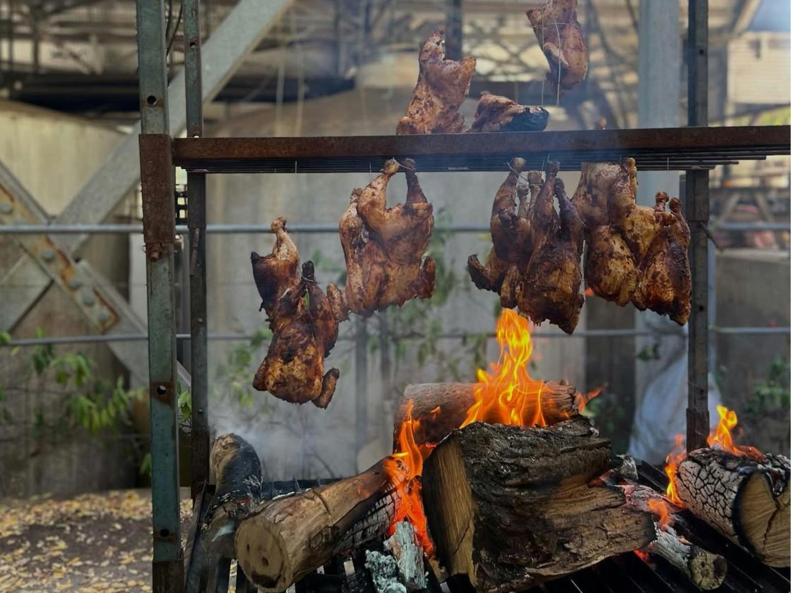 MItchell Wines Cellar door event feast over fire