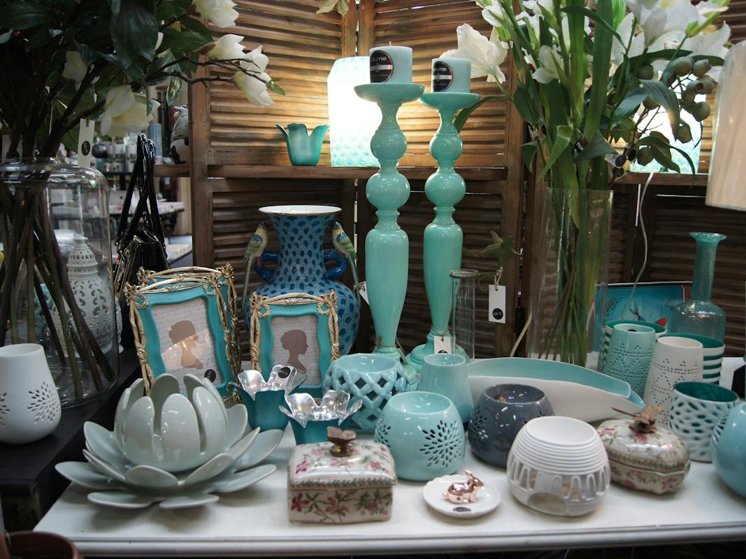 Extensive range of both indoor and outdoor home decor and unique and charming giftware.