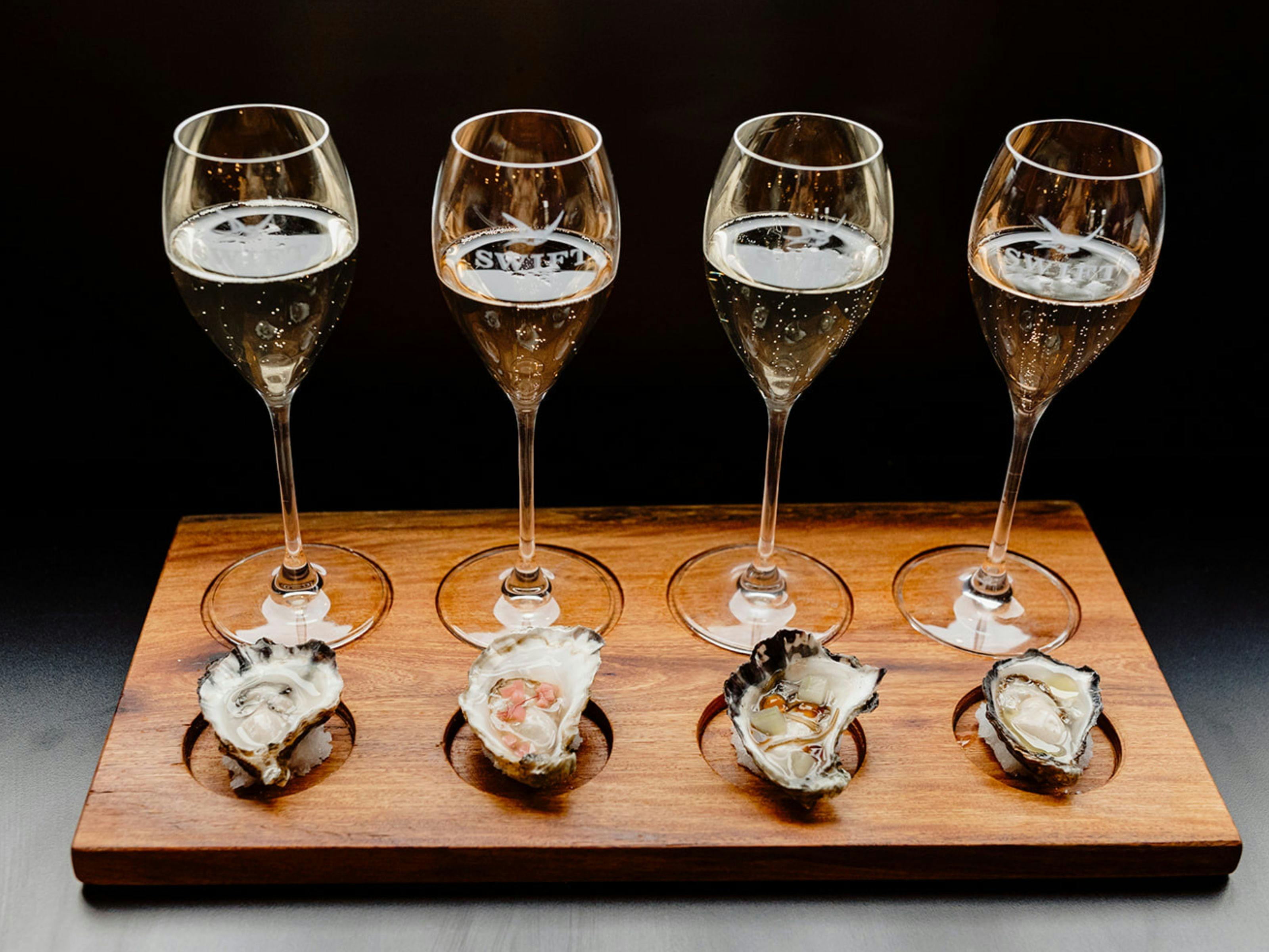 Sparkling and Oyster Tasting