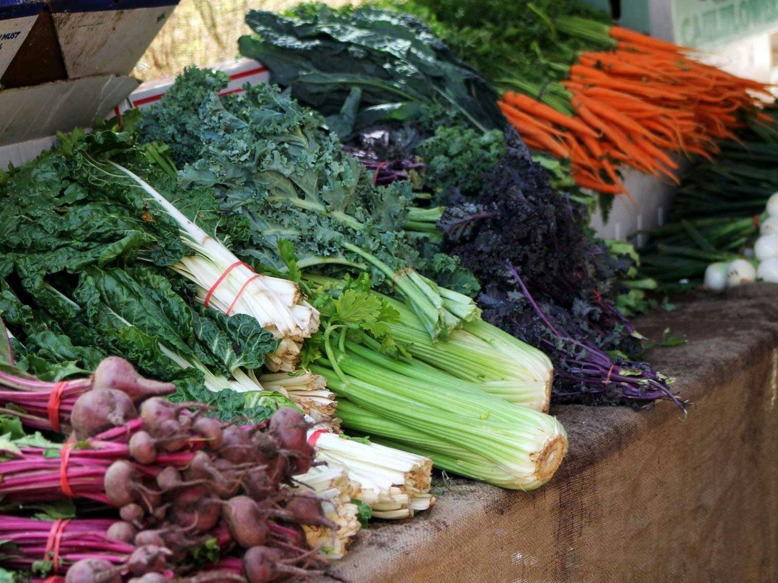 Great produce at the farmers markets