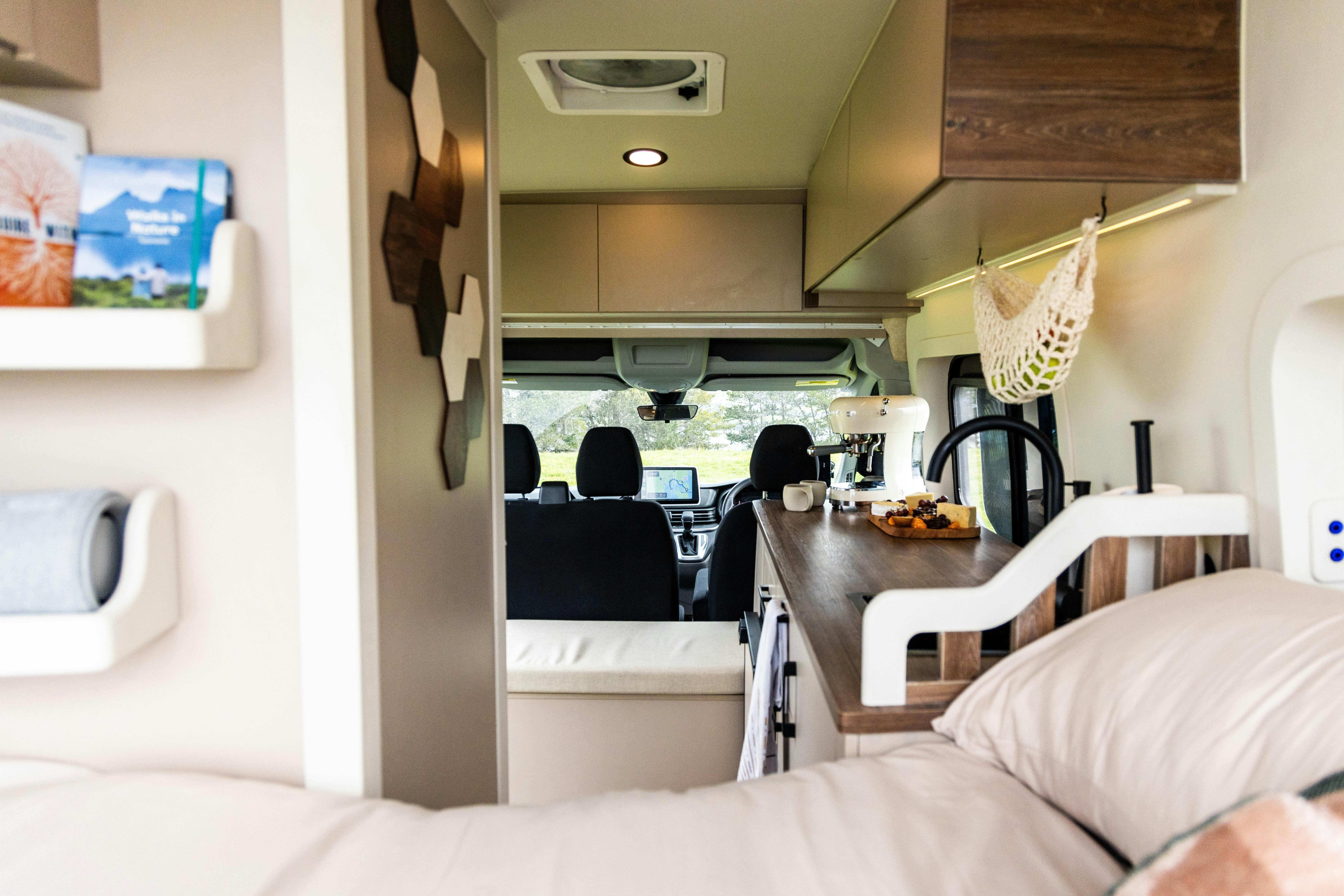 VanMania campervans - beautiful earthy colours - Explore Tasmania with VanMania