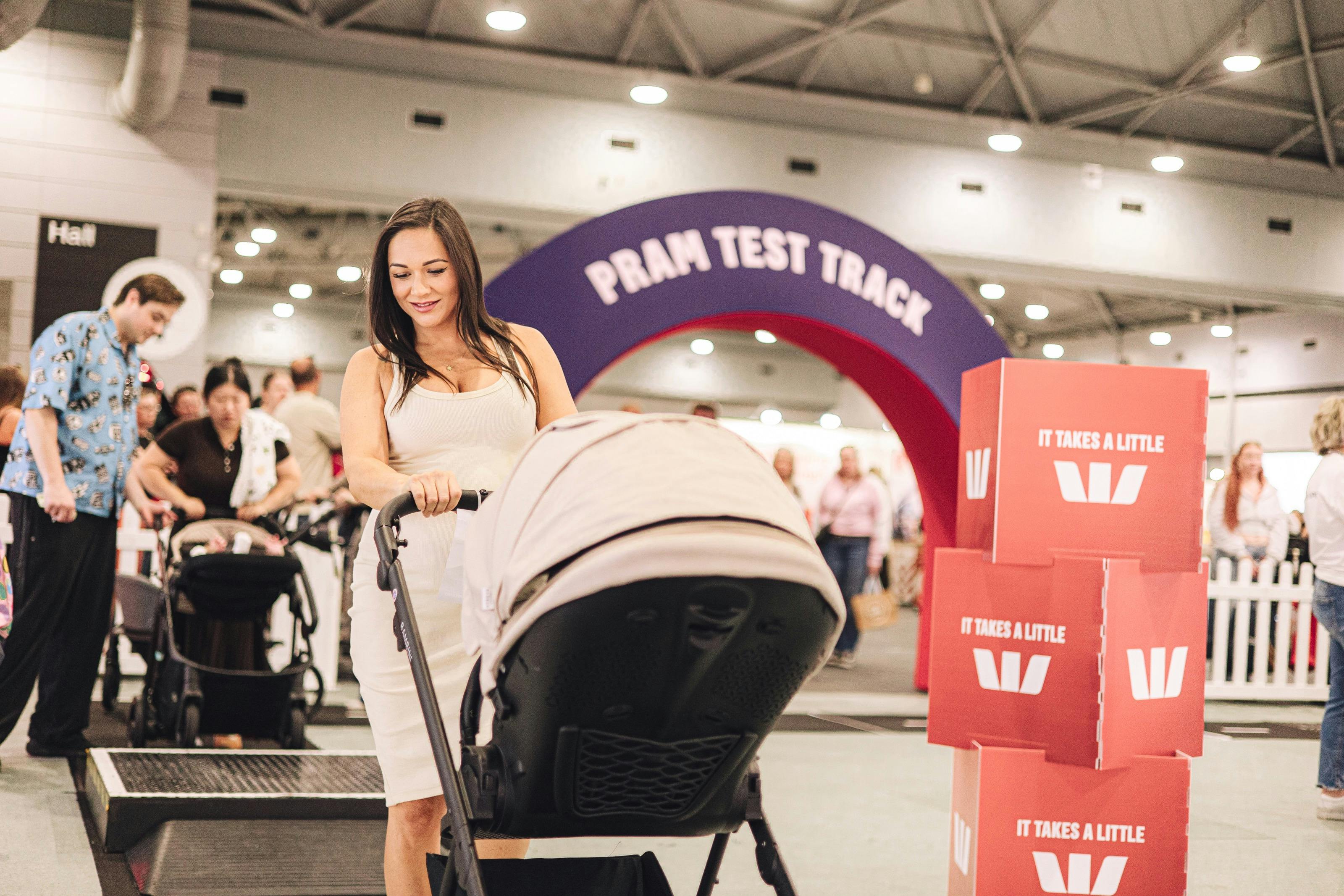 Pram Test Track at PBC Baby Expo