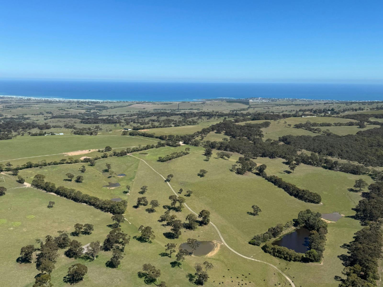 Scenic views over the Fleurieu Peninsula
