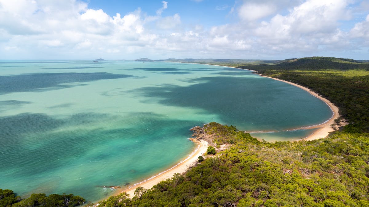 Aerial View of Punsand Bay & The Tip of Australia