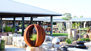 We stock a large range of pots, statues and water features