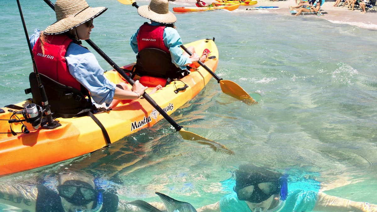 Kayaking gold coast, dining at wave island, chill out zone