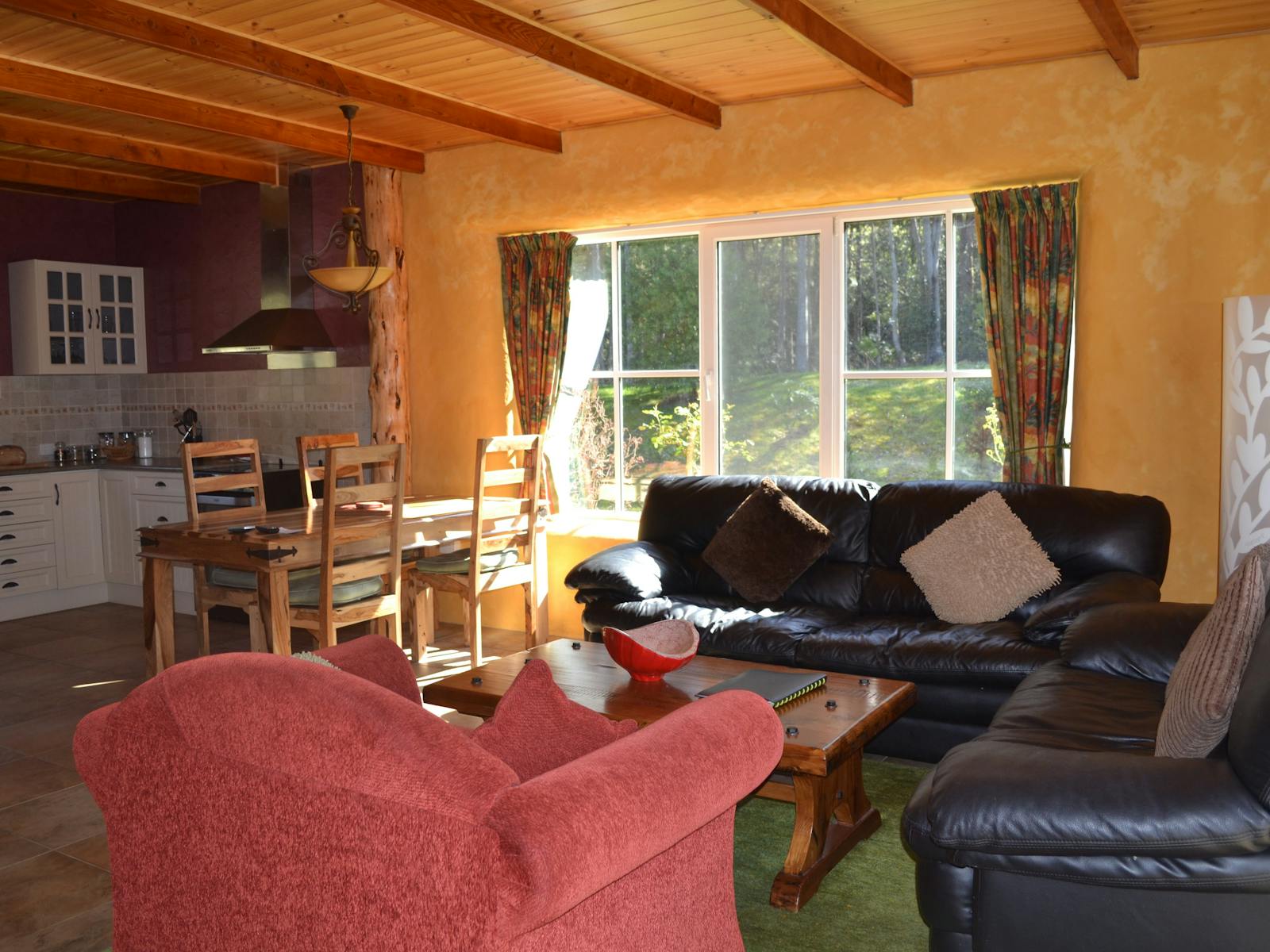 Strawbale Living room