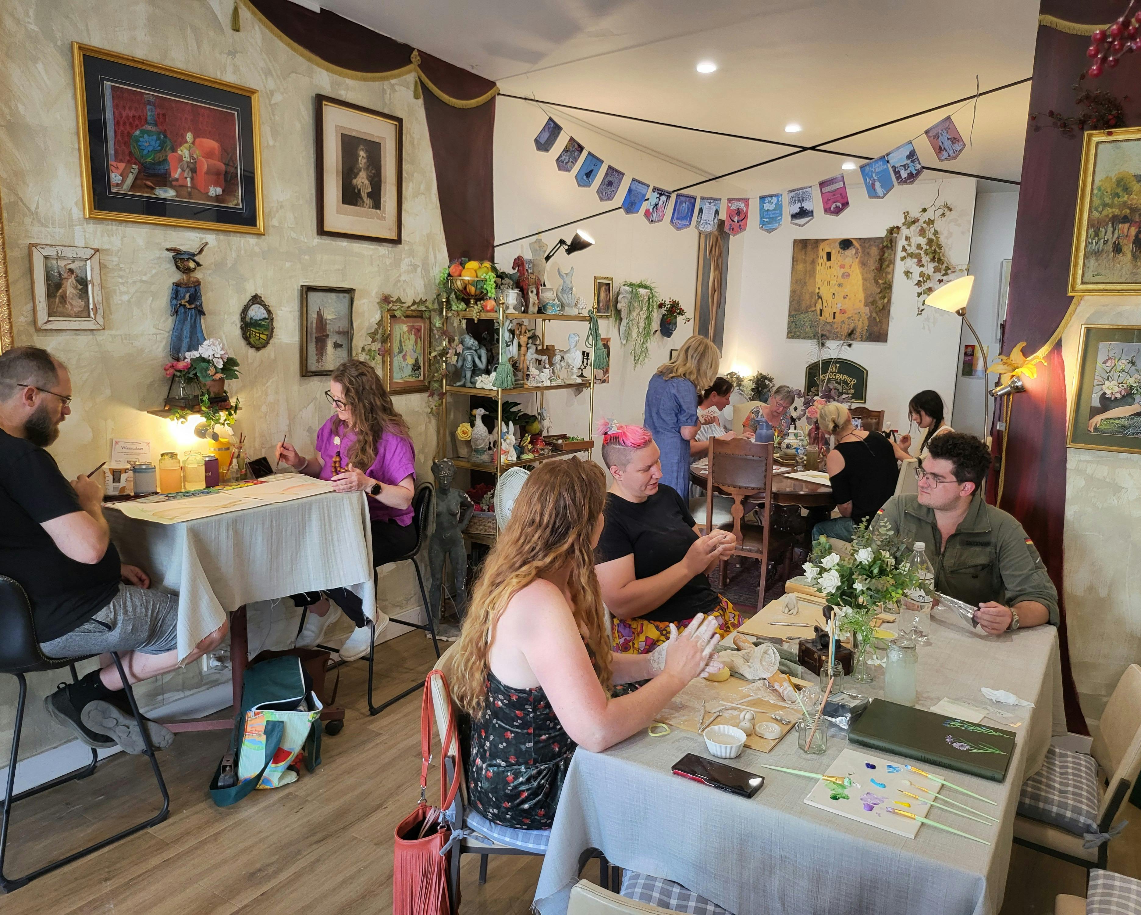 Corinne Dany 工作室藝術咖啡館