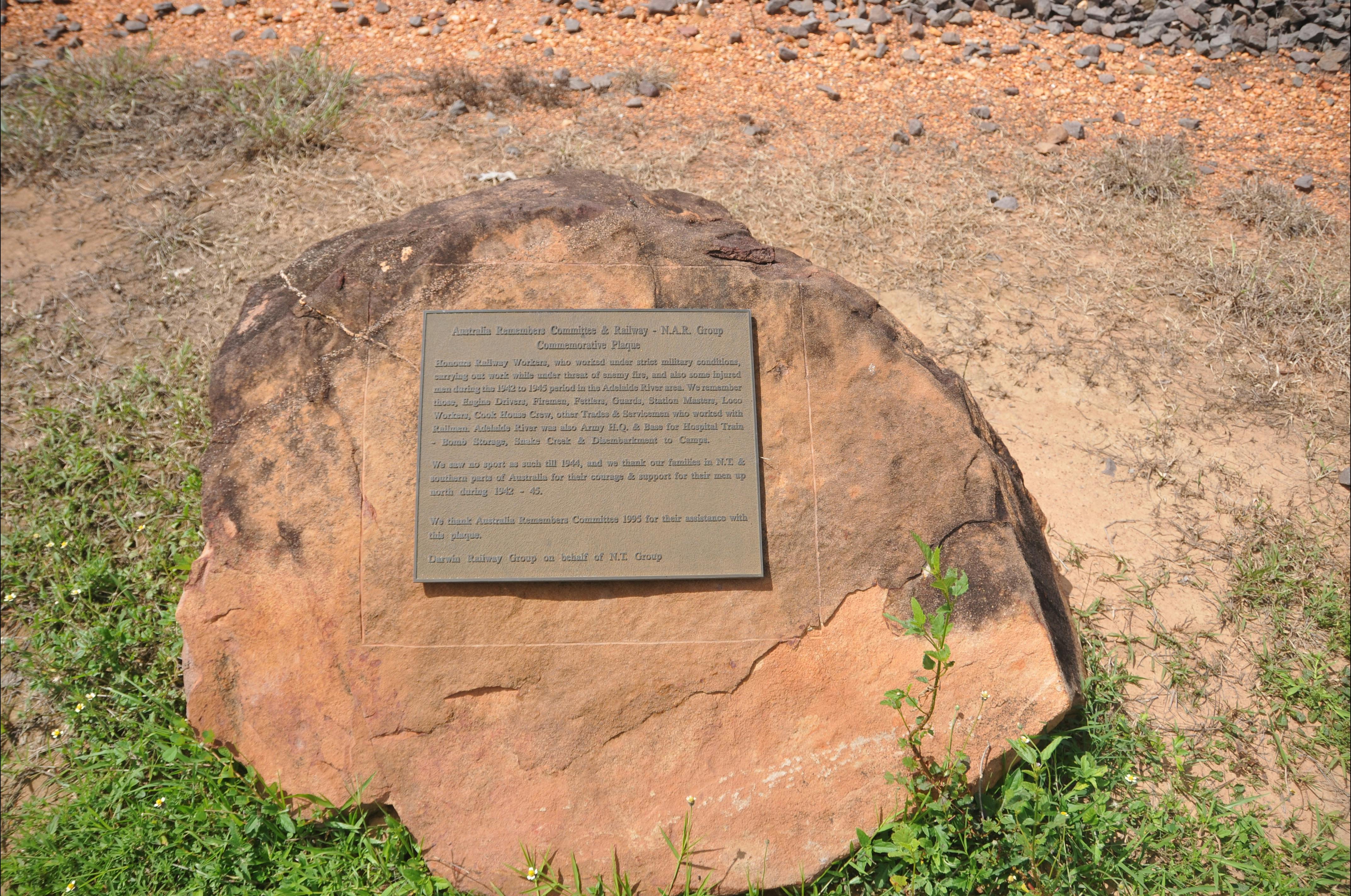 Railway memorial.