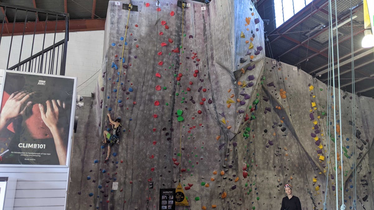 Top rope and auto belays
