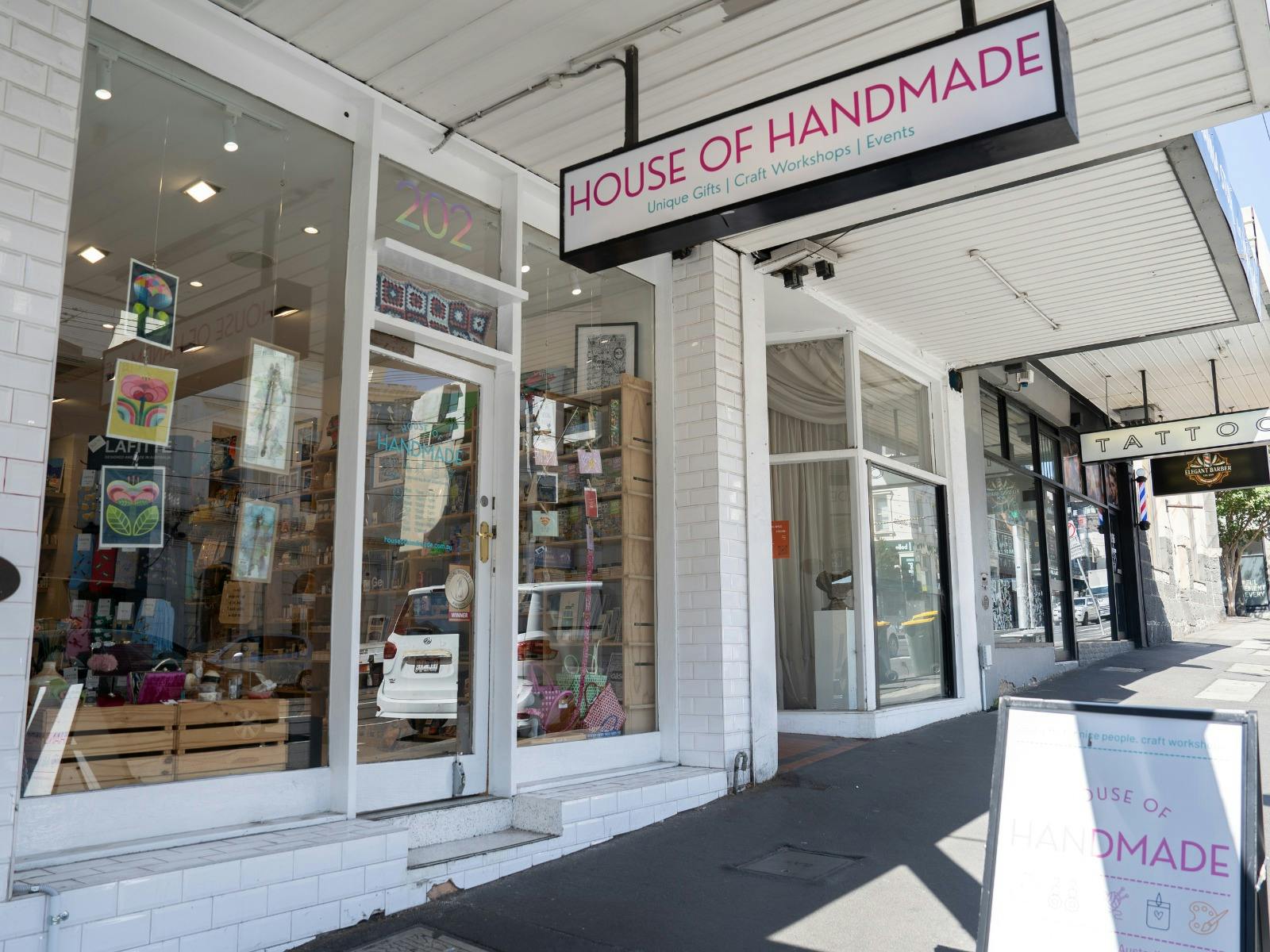 House of Handmade Storefront - 202 Bridge Road Richmond VIC