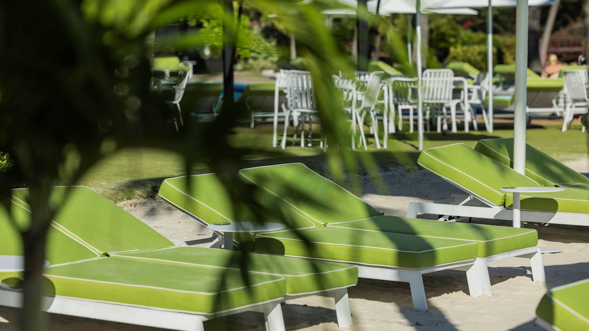 coral sea resort lounge in the sun
