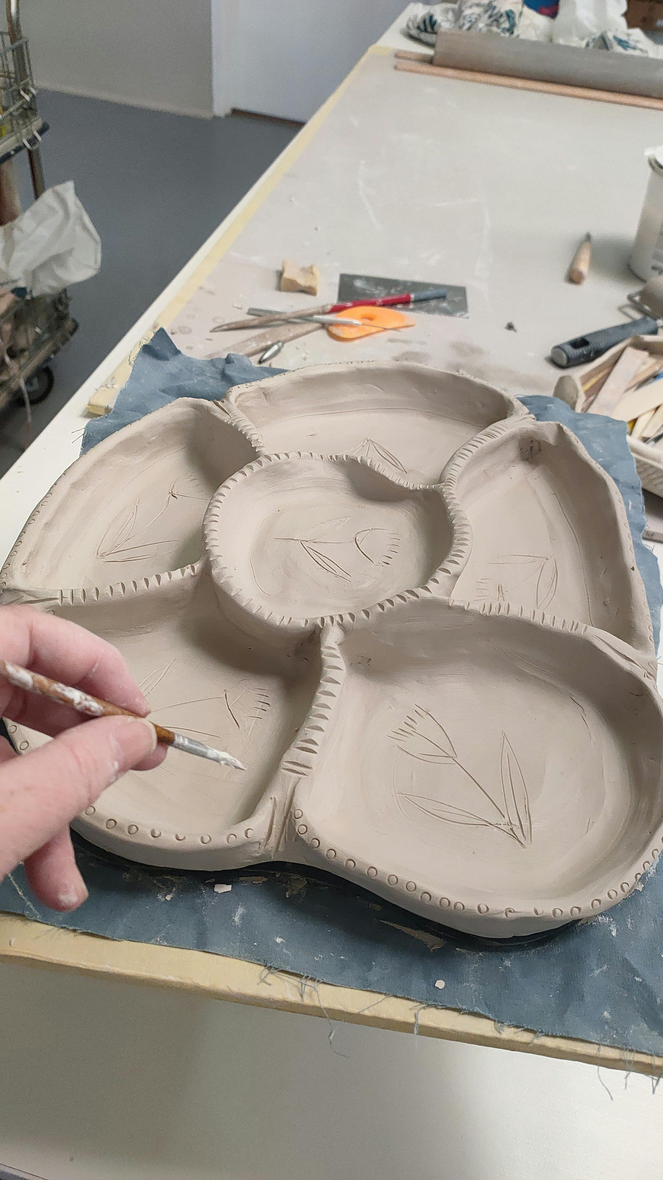 pottery, ceramics, clay, christmas, decorations, handmade, tasmania