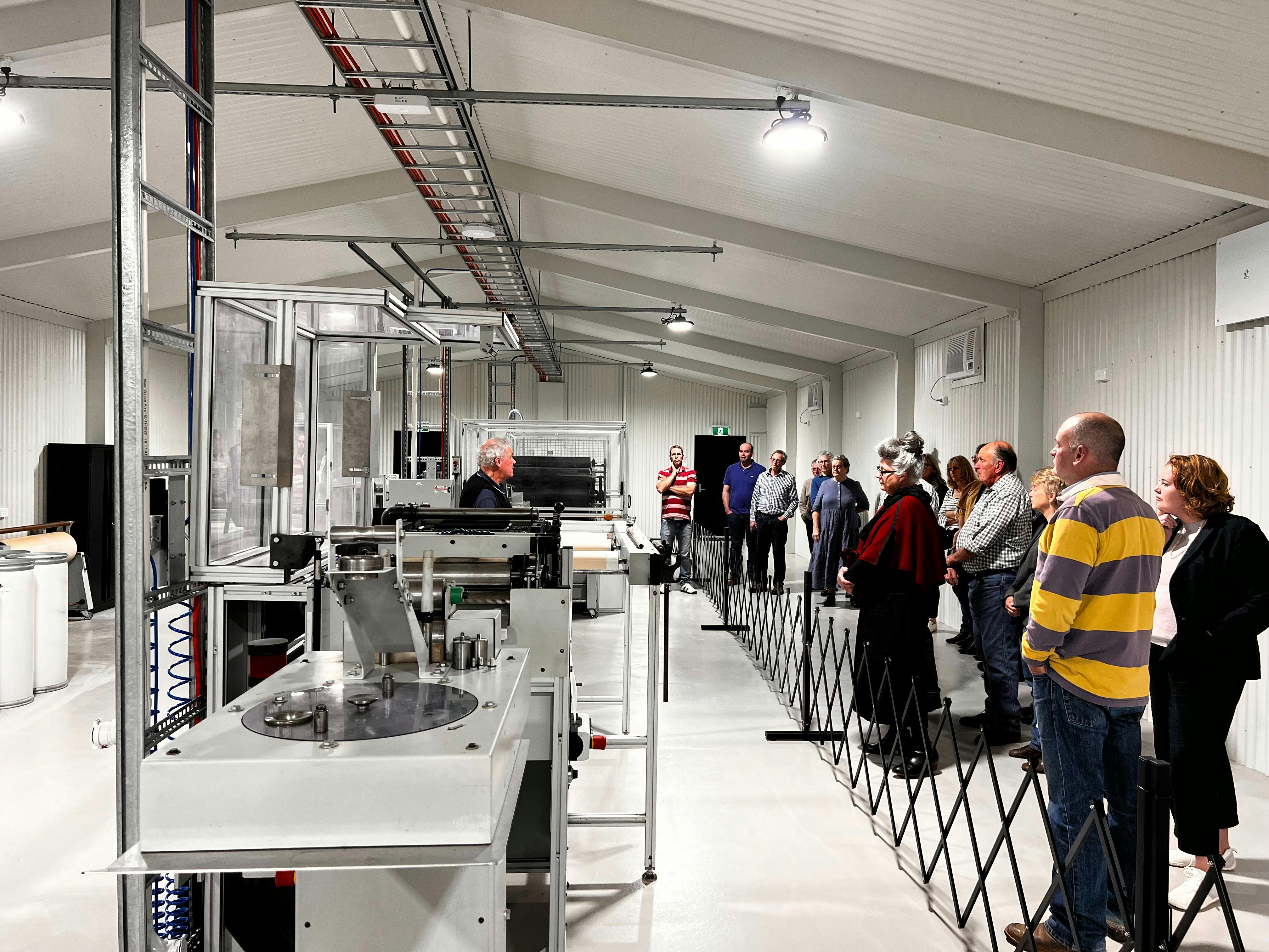 See how machinery transformed the textile industry